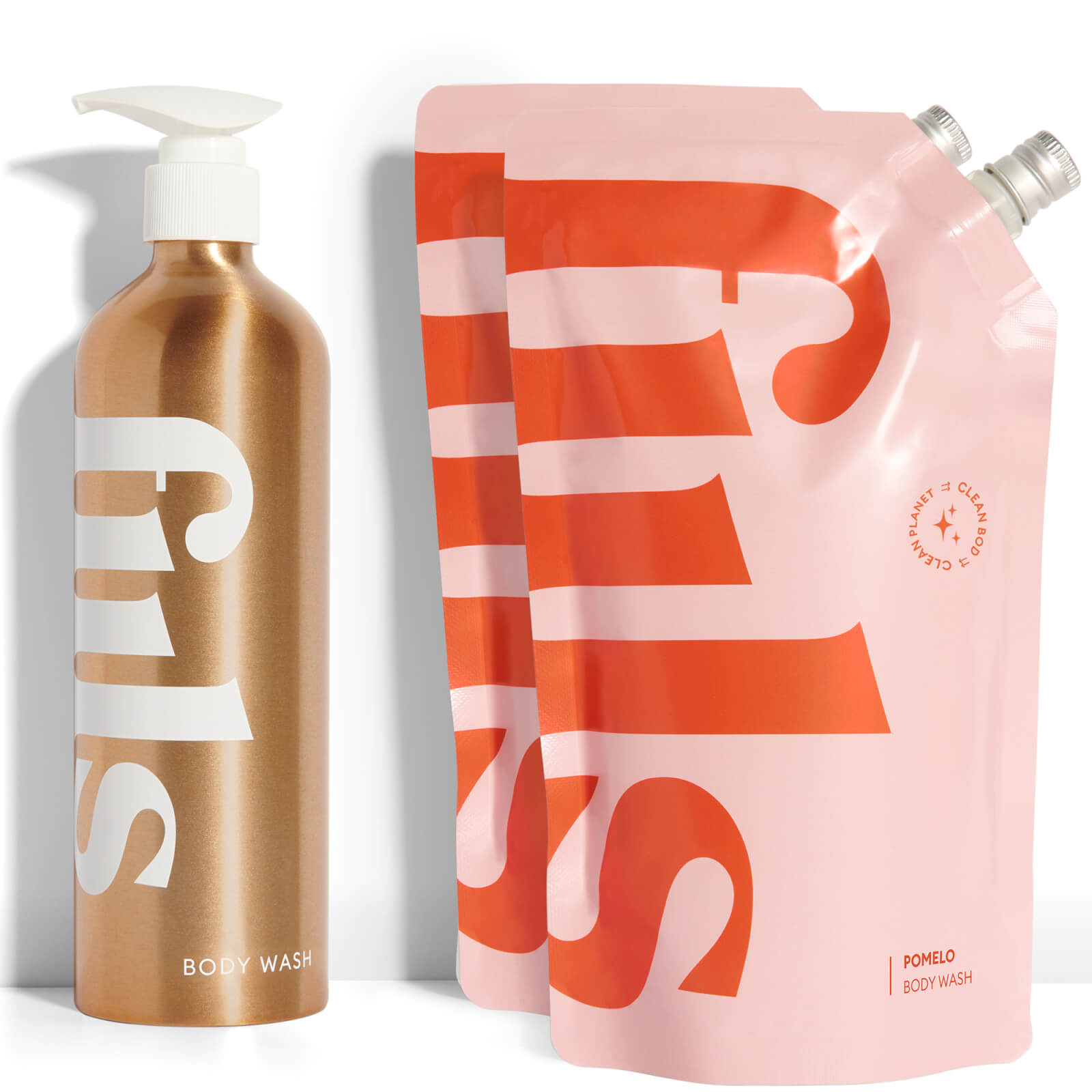 fiils The Pomelo Body Wash Kit (Various Options) - Copper