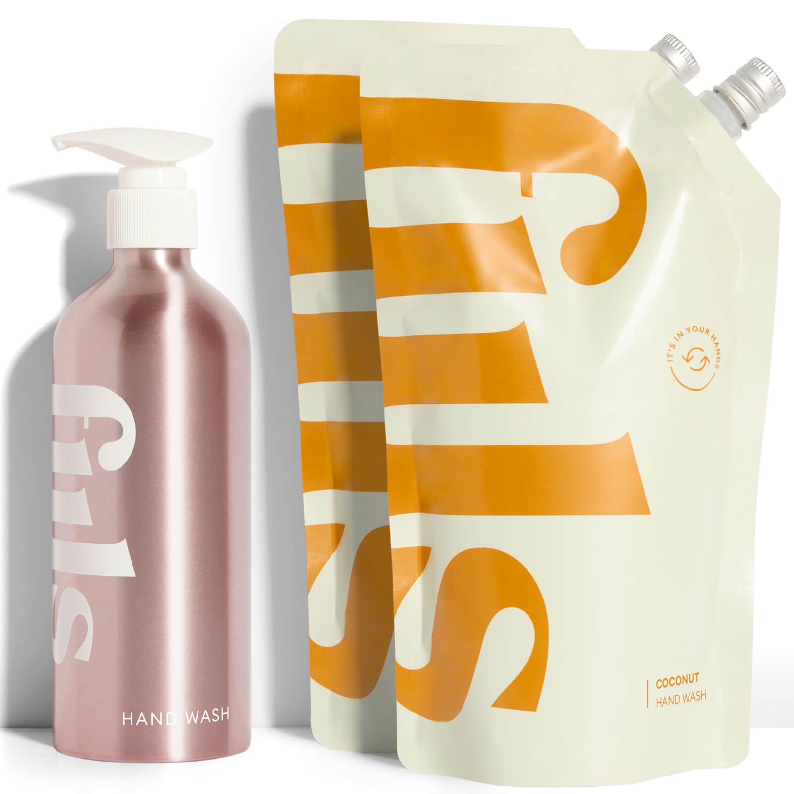 fiils The Coconut Hand Wash Kit (Various Options) - Rose Gold
