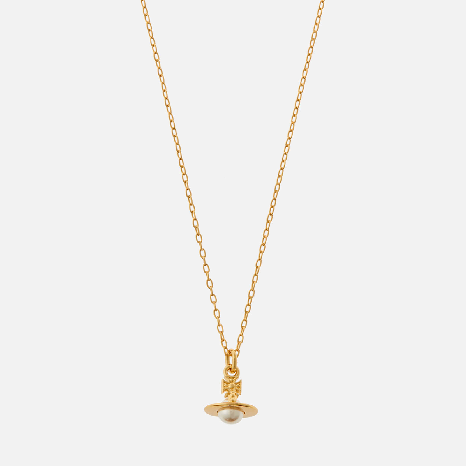 vivienne westwood layla gold-tone swarovski pearl necklace