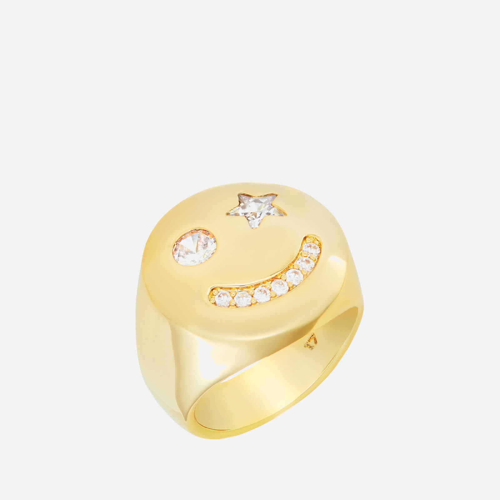 Celeste Starre Women's Wink If You Are Happy Ring - Gold - S/M