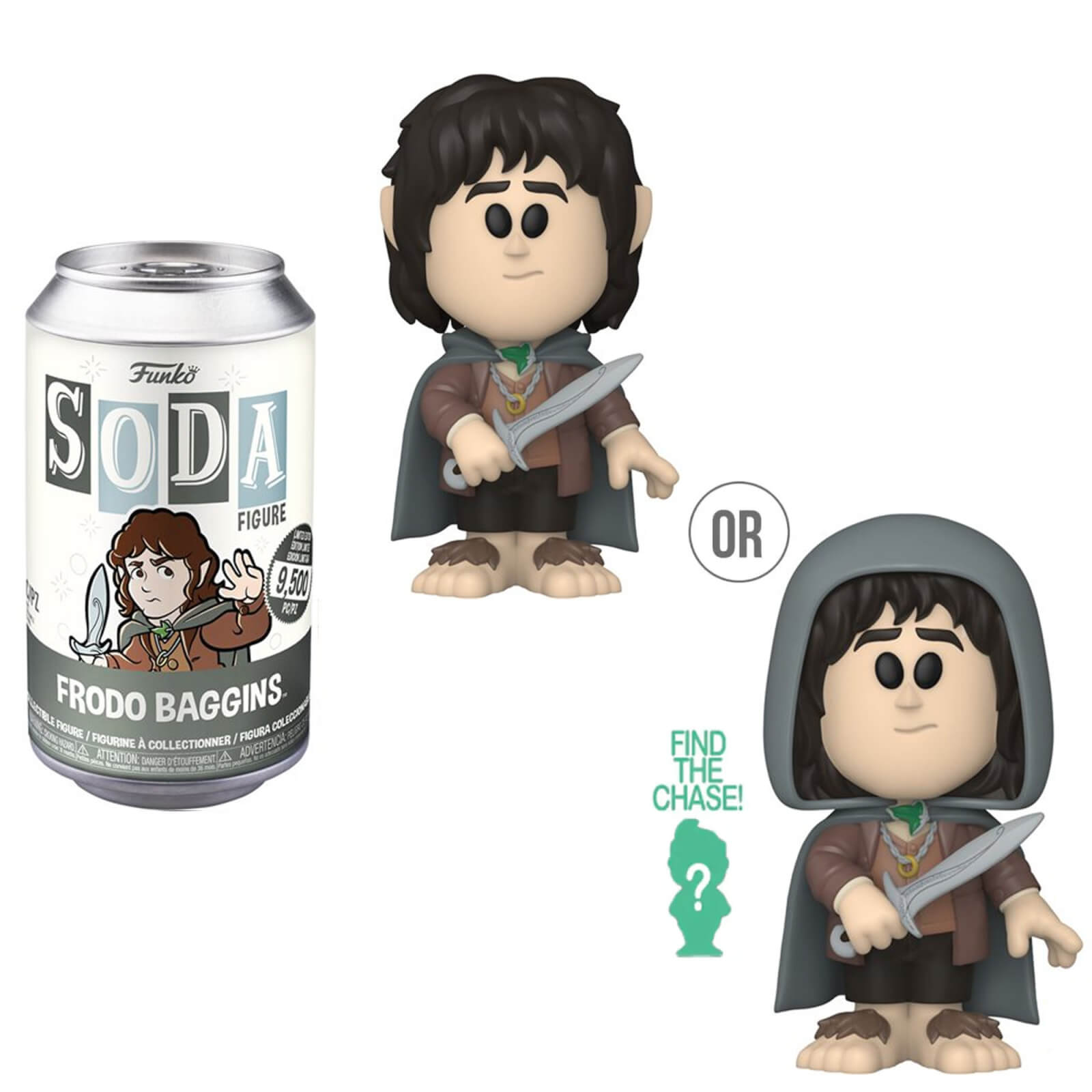 Lord of the Rings Frodo Vinyl Soda with Collector Can
