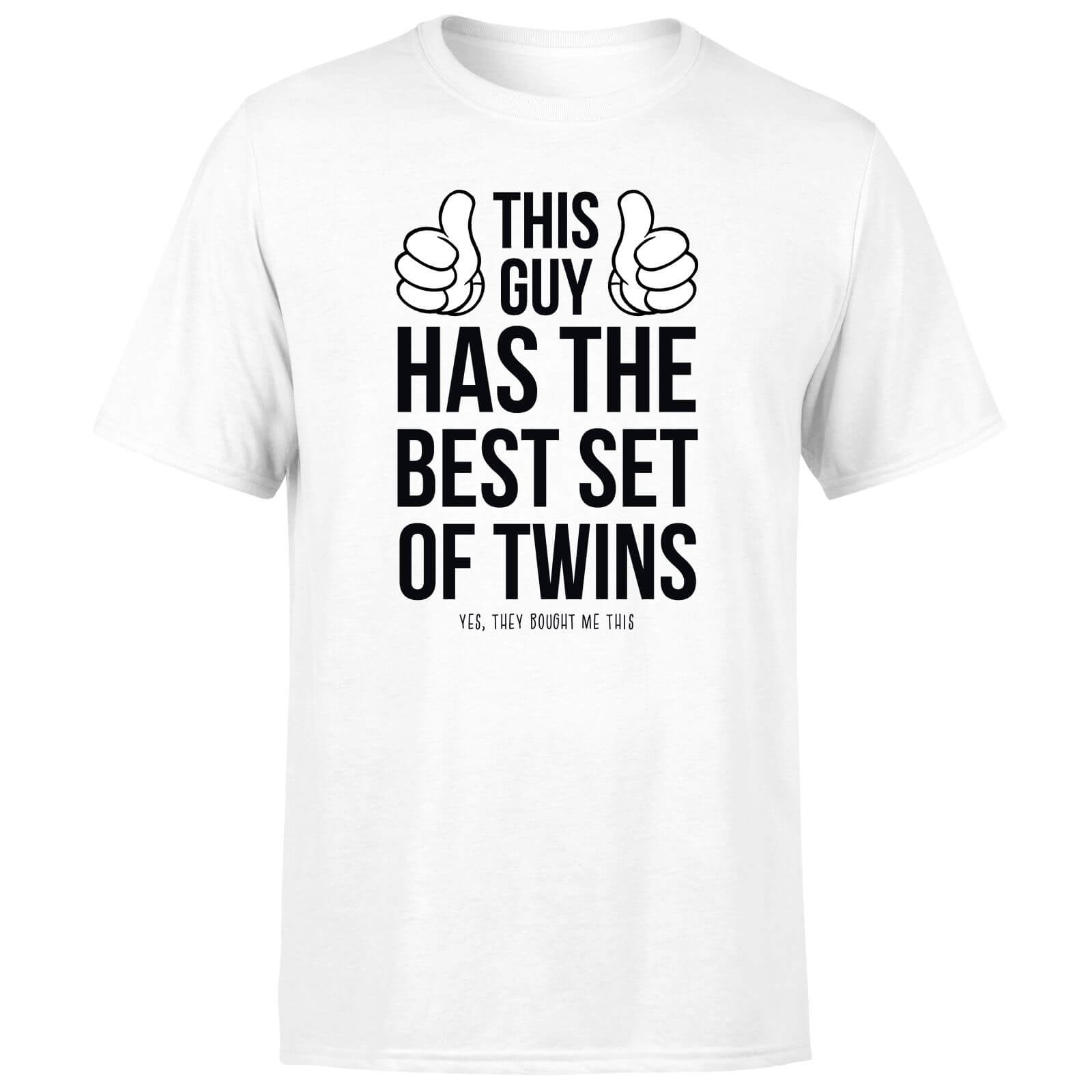 This Guy Has The Best Twins Men's T-Shirt - White - S