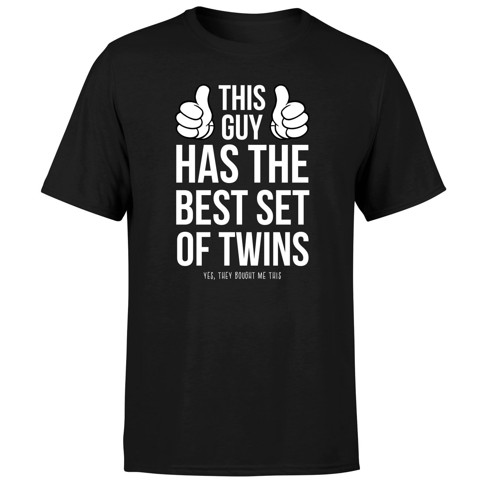 This Guy Has The Best Twins Yes They Brought Me This Men's T-Shirt - Black - 4XL