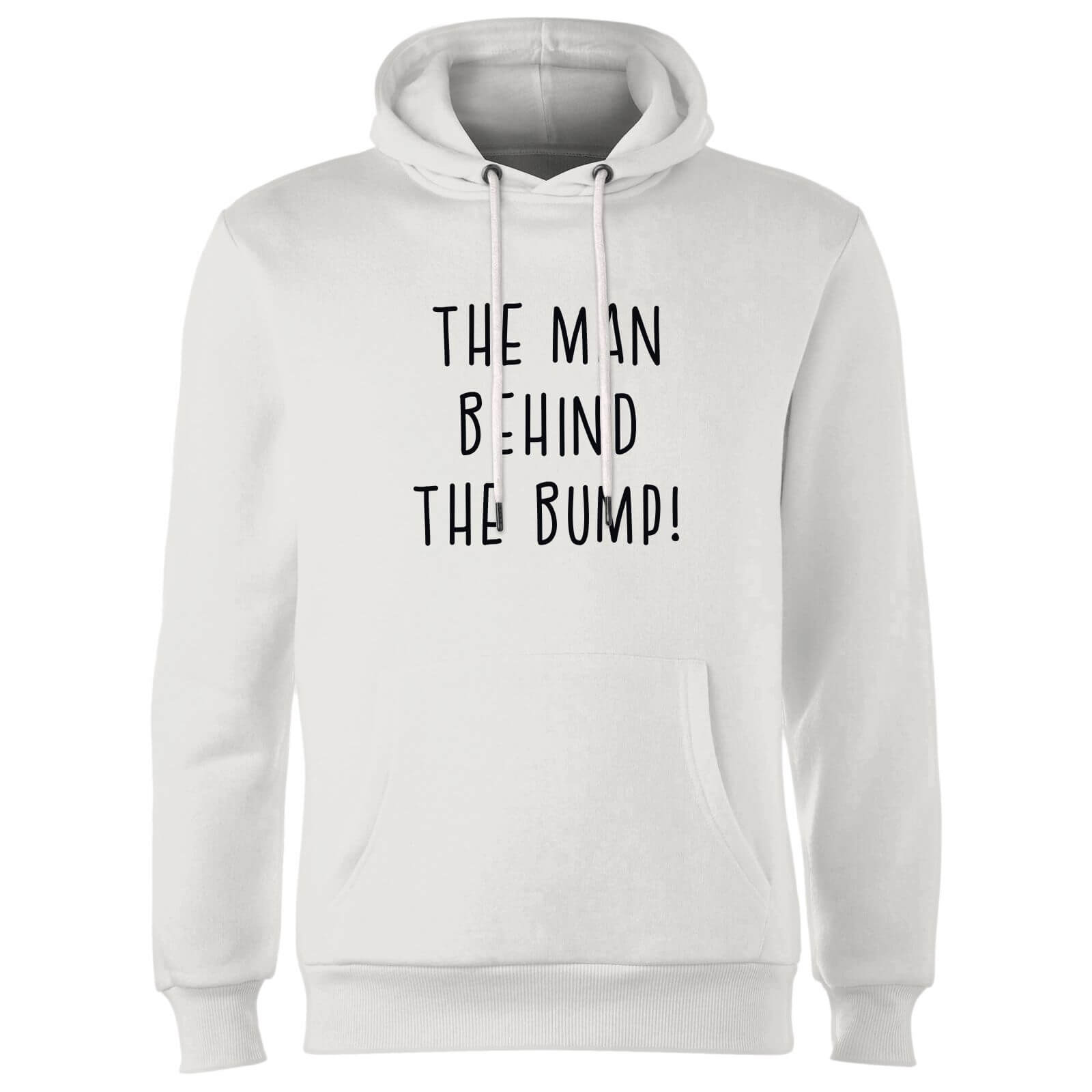 The Man Behind The Bump! Hoodie - White - S