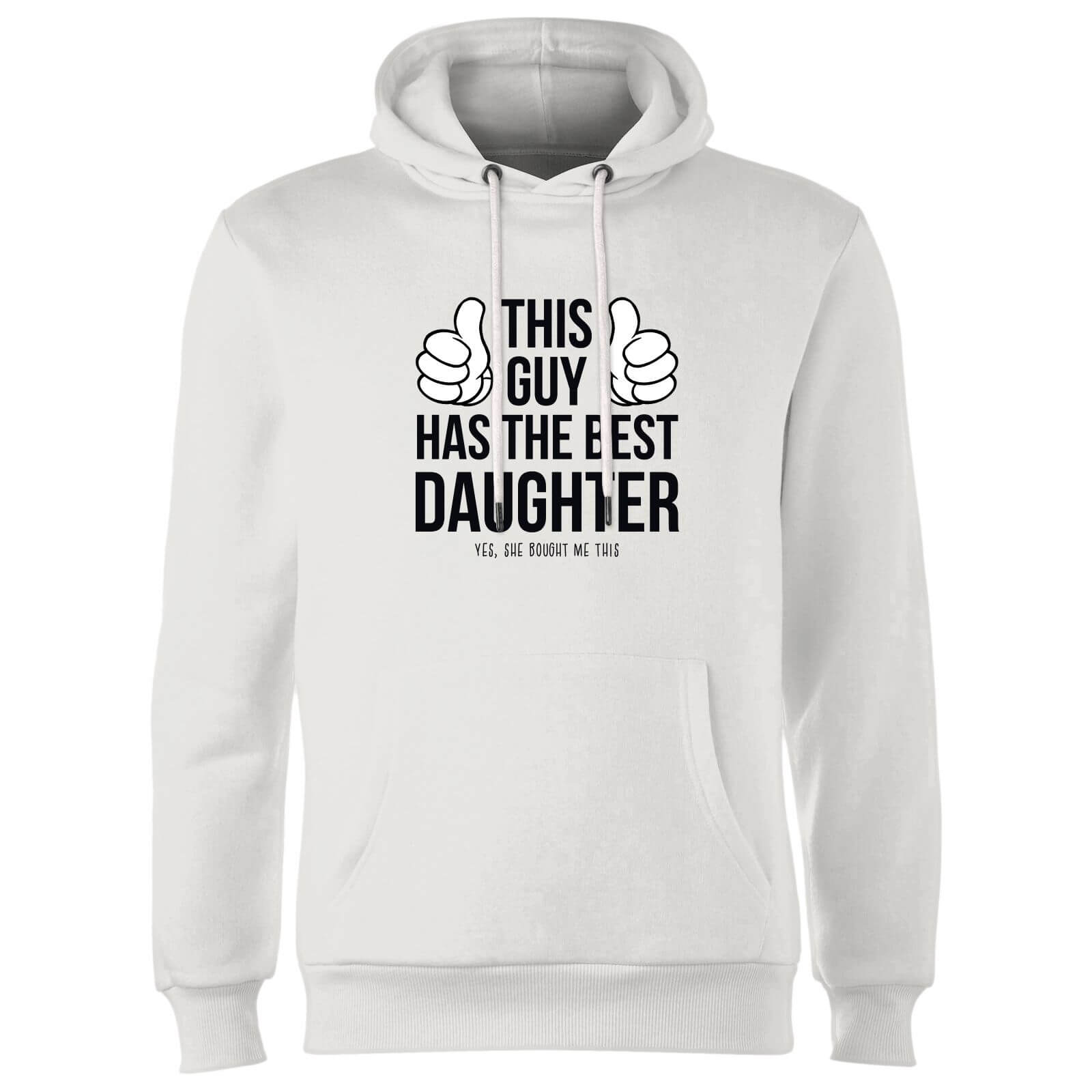 This Guy Has The Best Daughter Hoodie - White - S