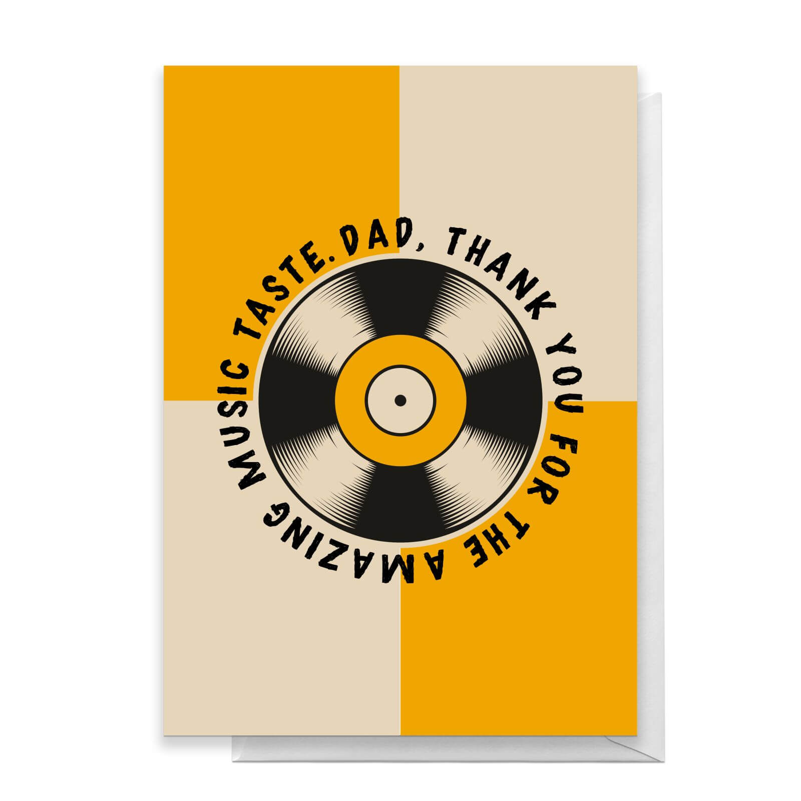 Thank You For The Amazing Music Taste Dad Greetings Card - Standard Card