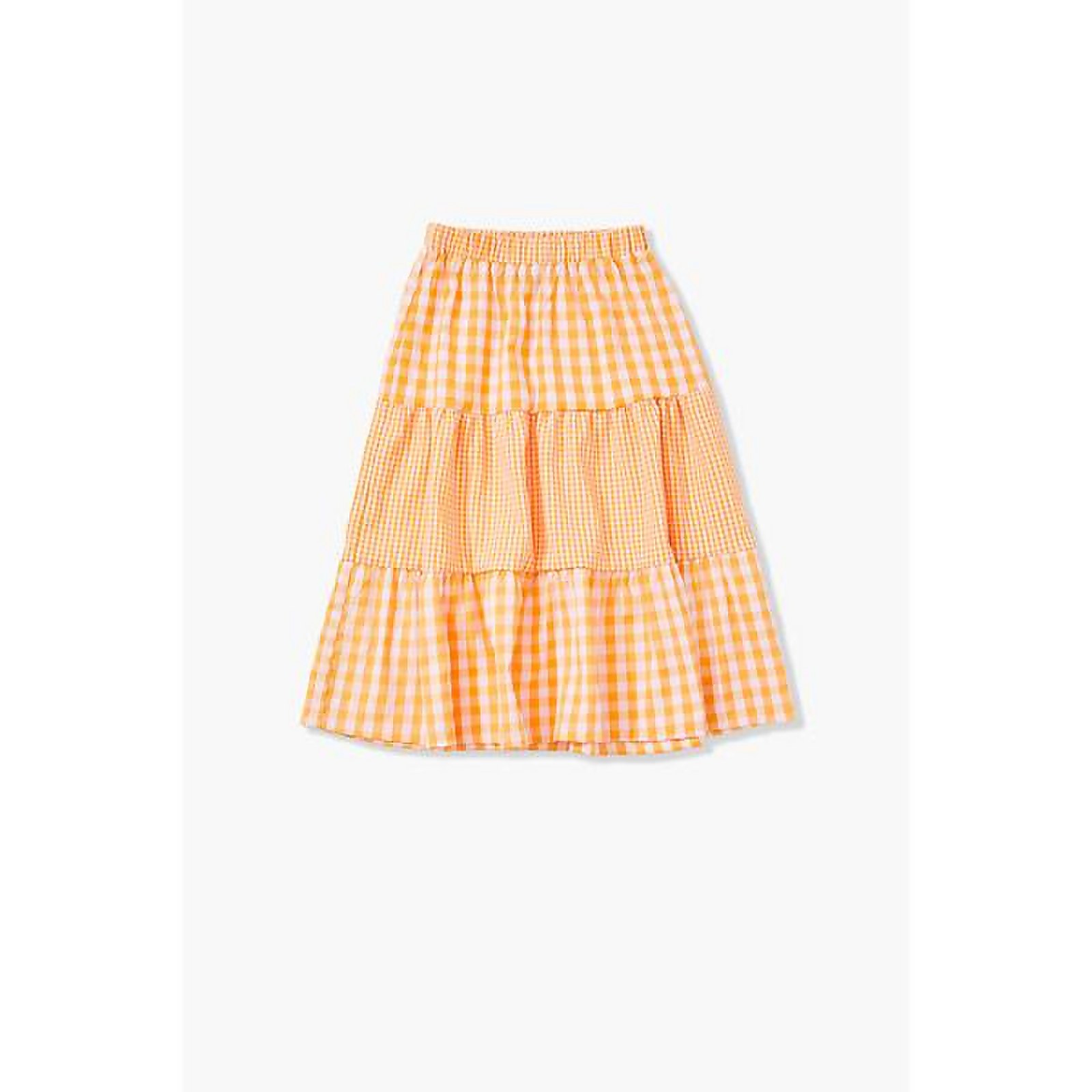 Girls Gingham Maxi Skirt (Kids) - 9/10