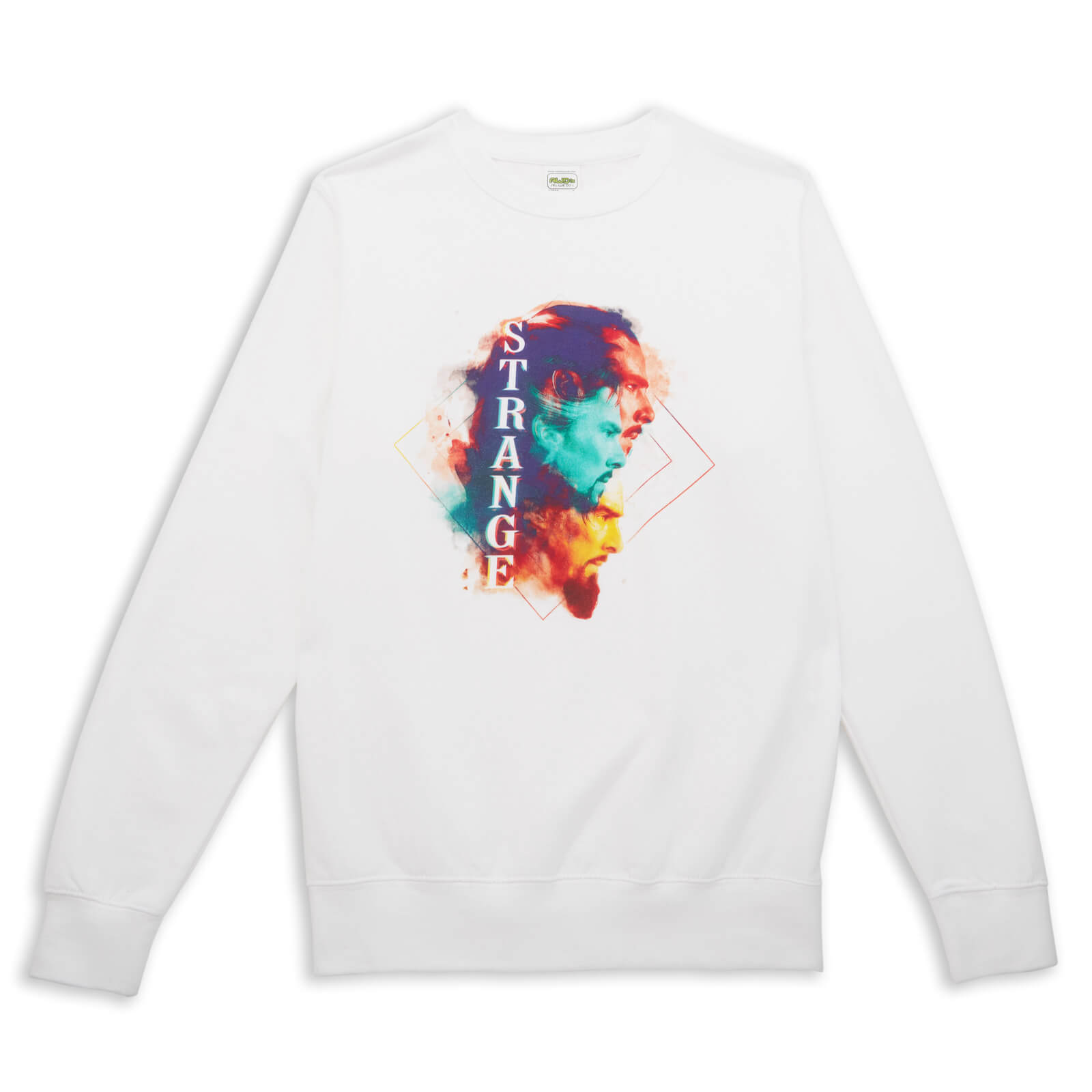 

Marvel Dr Strange Vertical Sweatshirt - White - L