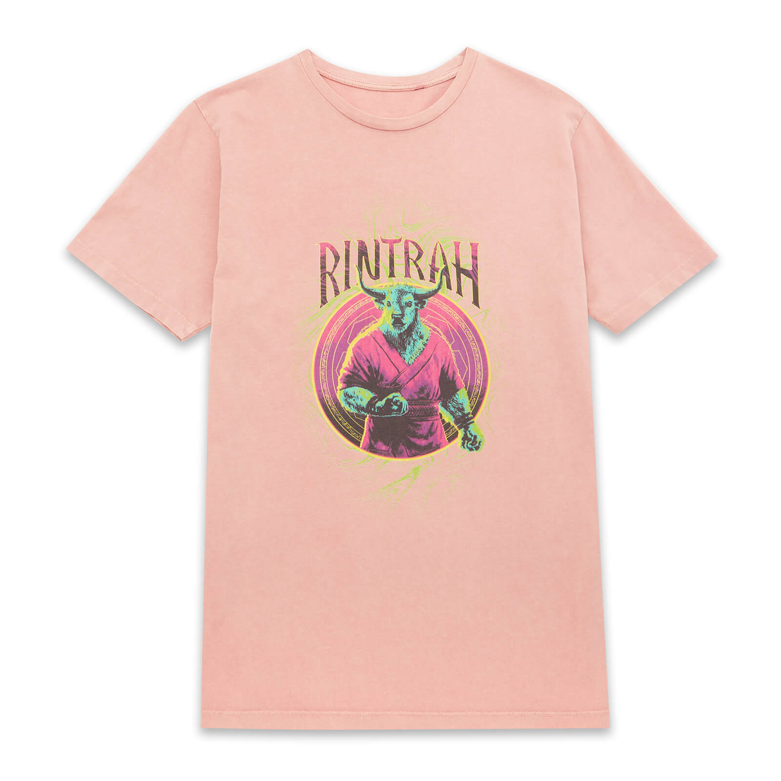 

Marvel Dr Strange Rintrah Unisex T-Shirt - Pink Acid Wash - M