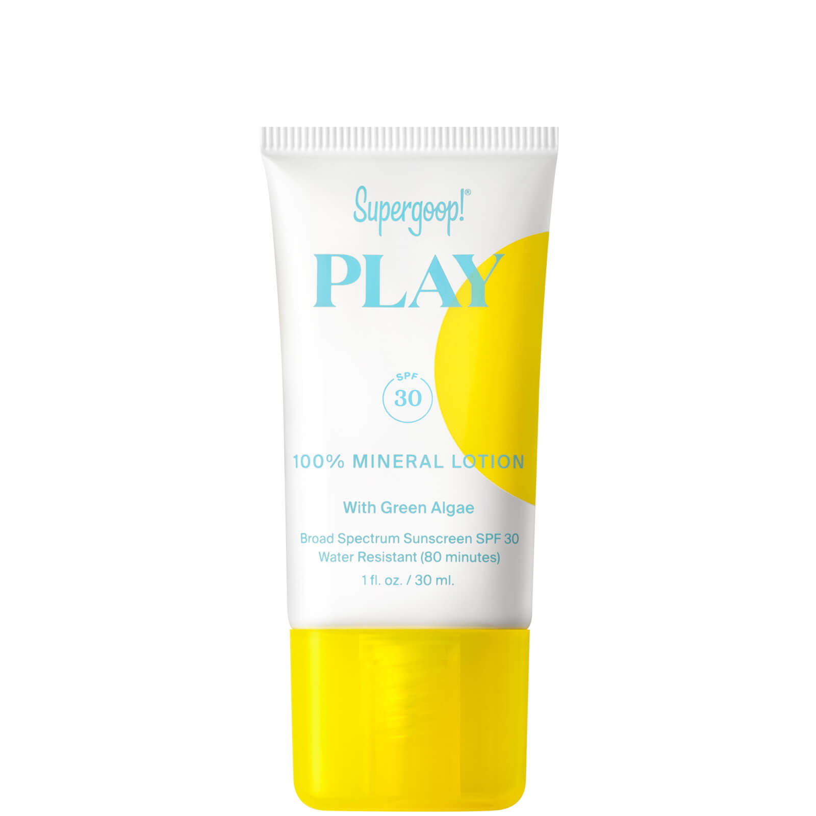 Supergoop Play 100% Mineral Lotion Spf30 With Green Algae 1 Fl. oz