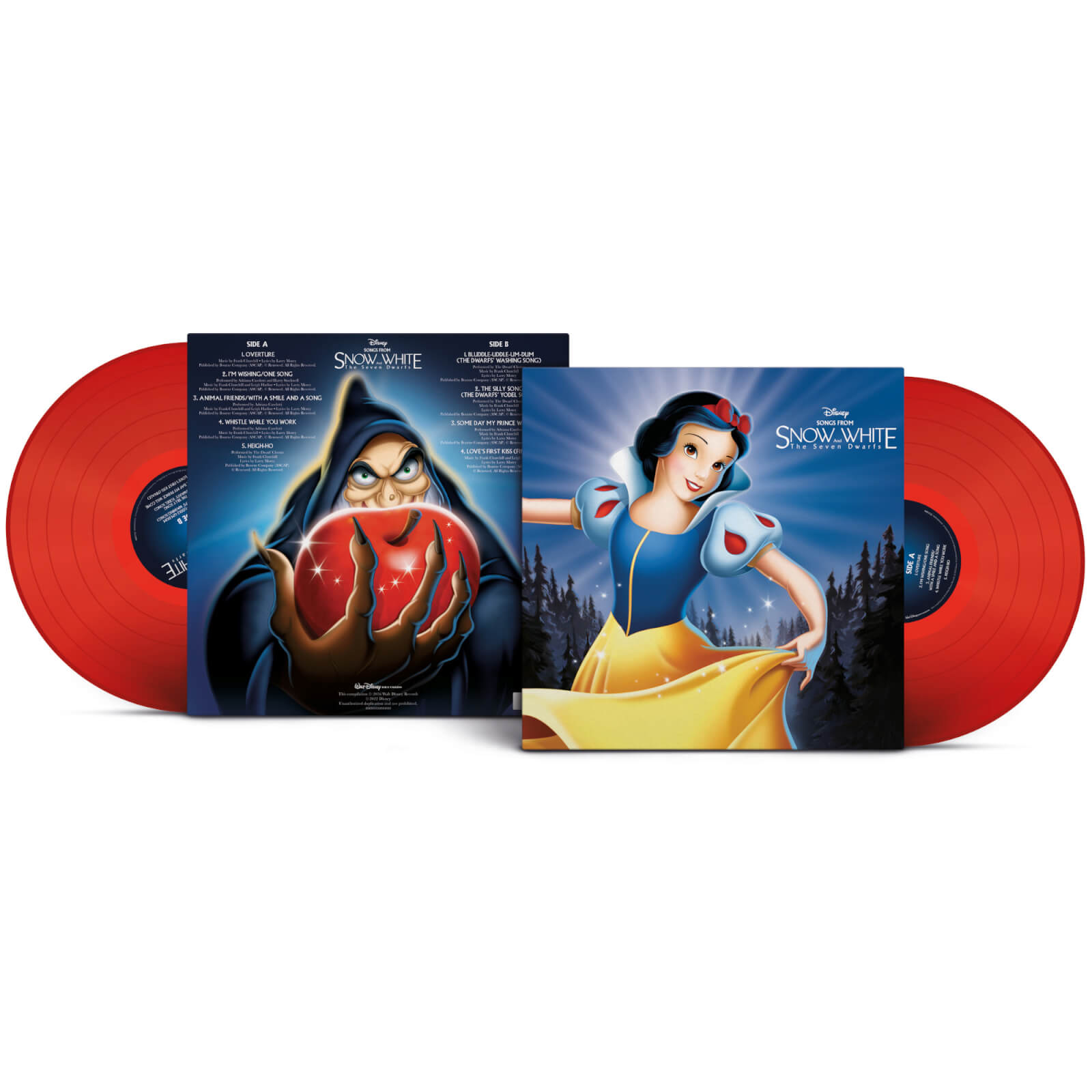 Chansons de Blanche-Neige et les Sept Nains en VO (85e Anniversaire) (Vinyle couleur rouge) LP
