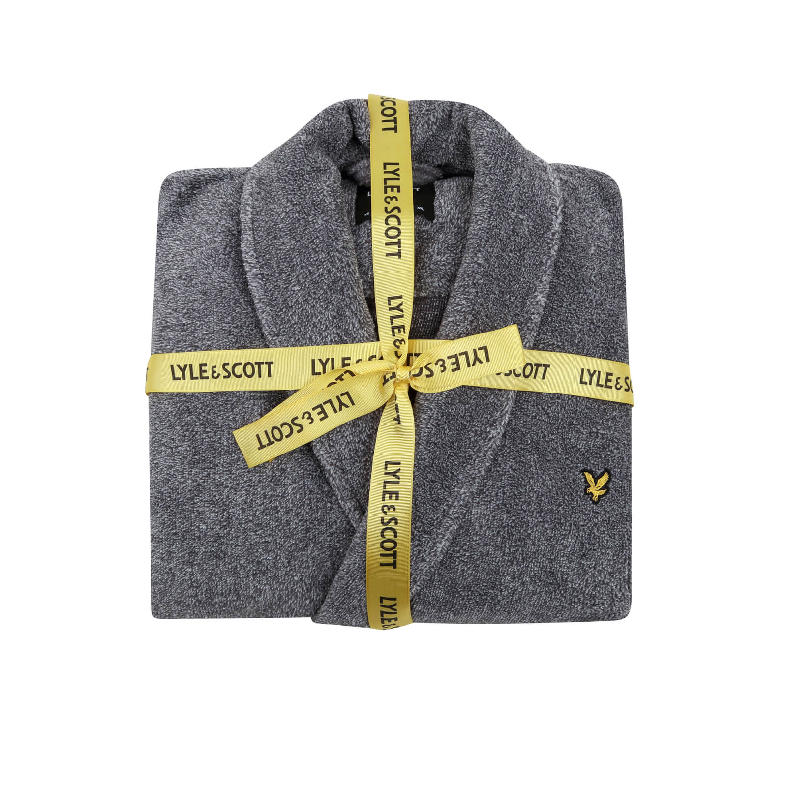 

Lyle & Scott Men's Towelling Dressing Gown - Grey Marl - L