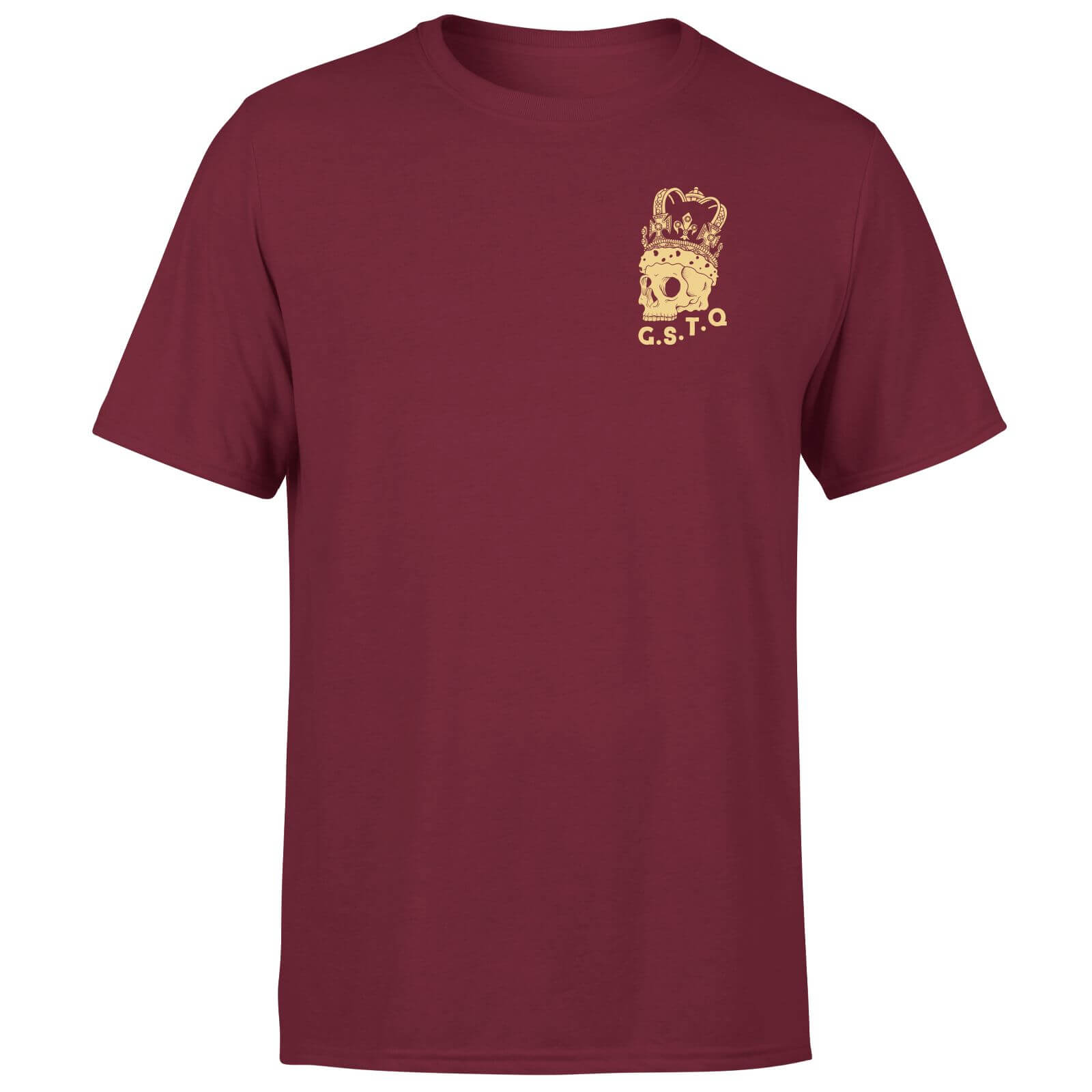 God Save The Queen Unisex T-Shirt - Burgundy - M