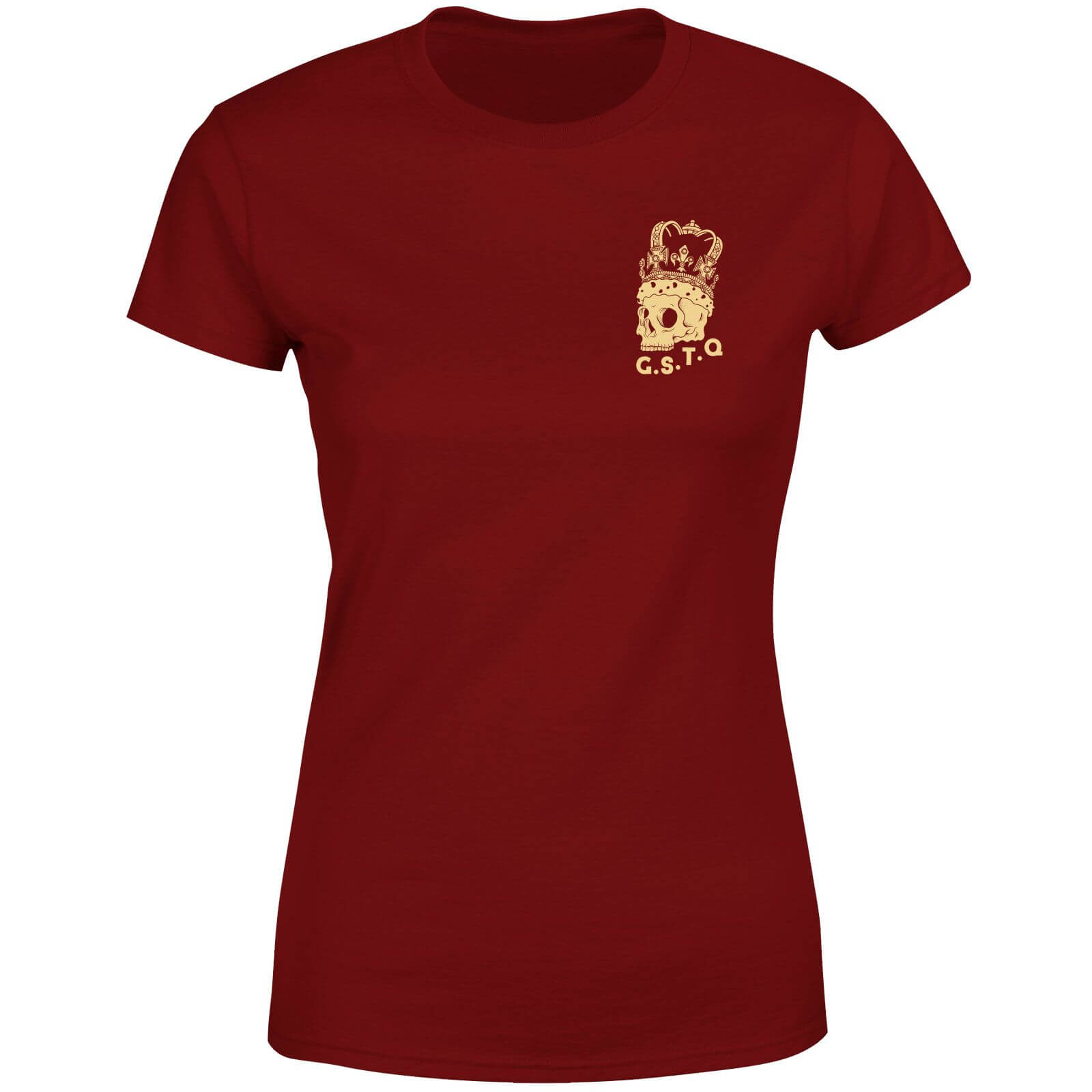 God Save The Queen Women's T-Shirt - Burgundy - L
