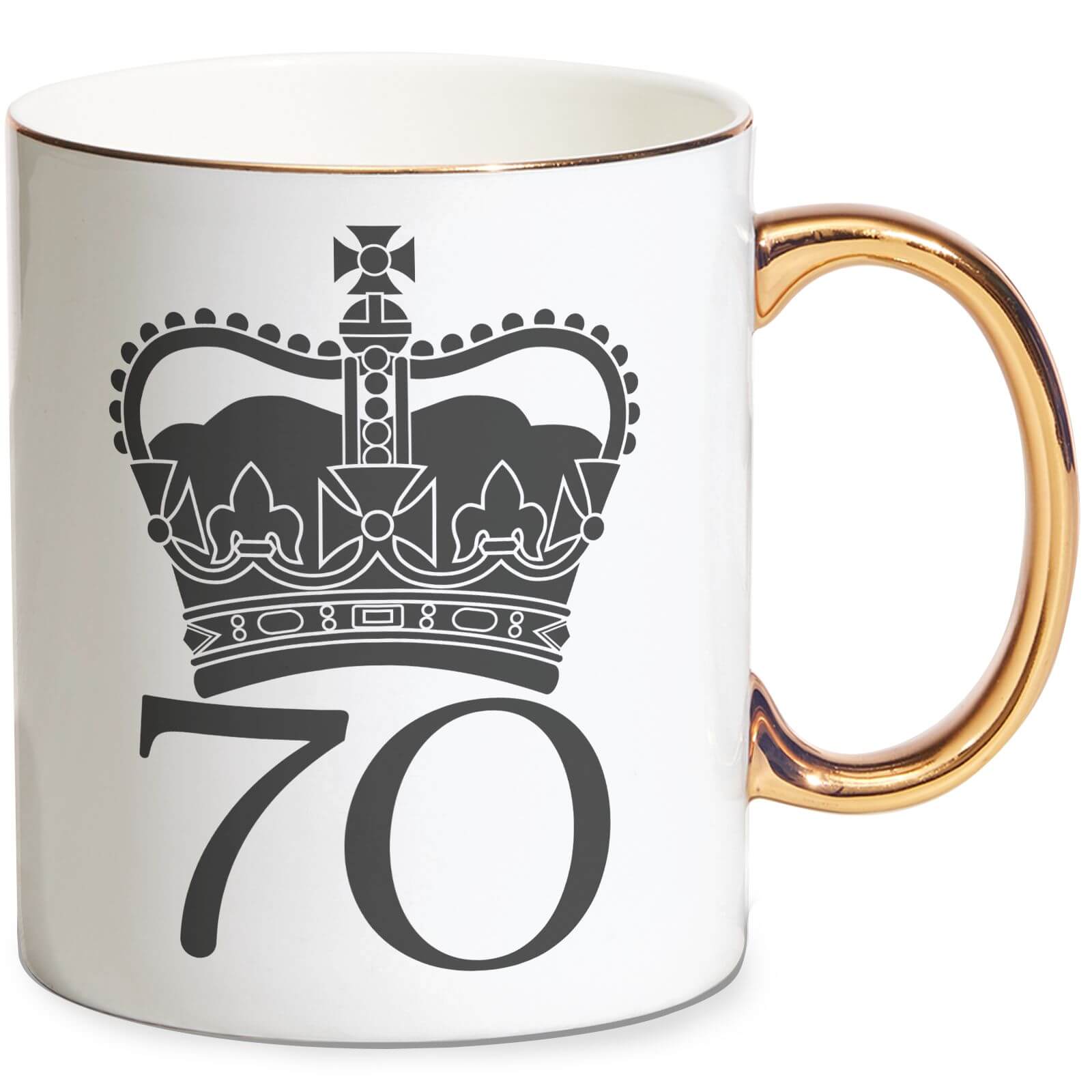 Commemorative 70 Year Jubilee Mug - Gold