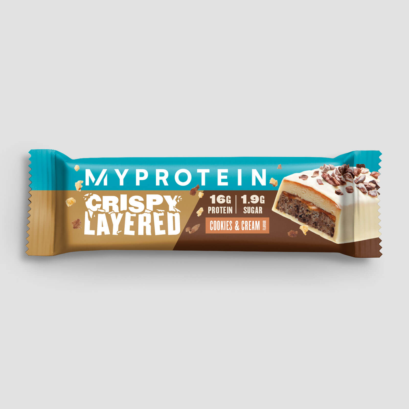 5059883231365 - Crispy Layered Proteinriegel - 12 x 58g - Cookies & Cream 5059883231365 - Crispy Layered Proteinriegel - 12 x 58g - Cookies & Cream