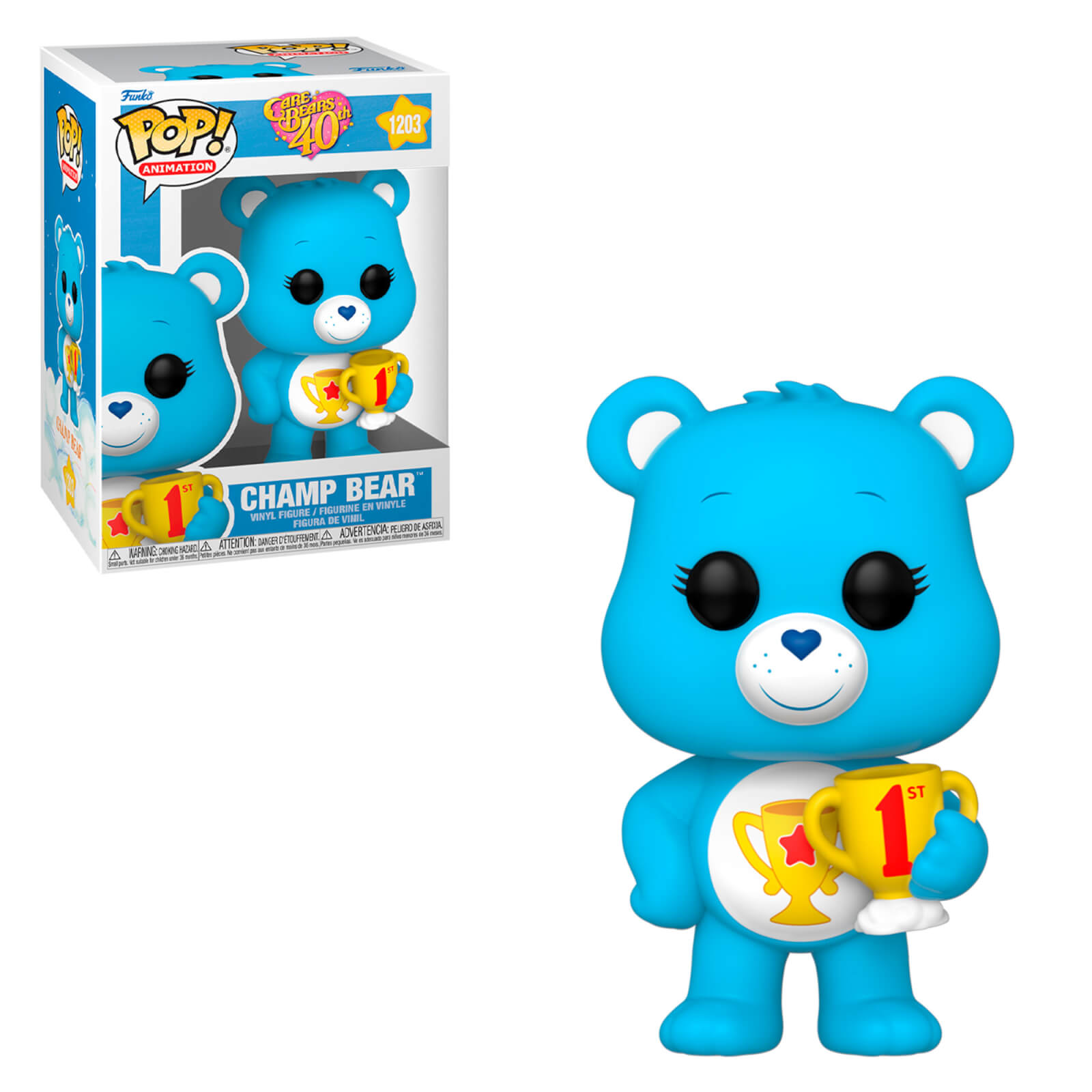 Care Bears 40Th Anniversary Champ Bear Funko Pop! Vinyl