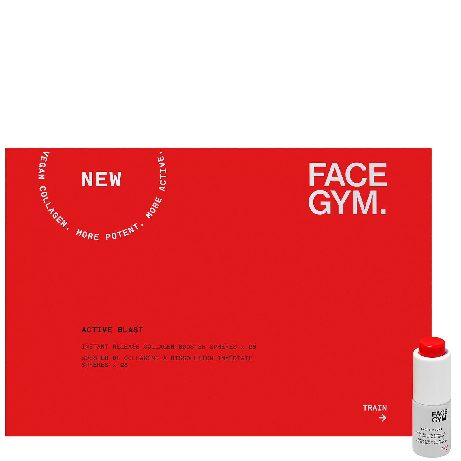 FaceGym Active Blast Instant Release Collagen Booster Spheres (Various Options) - 28 Days