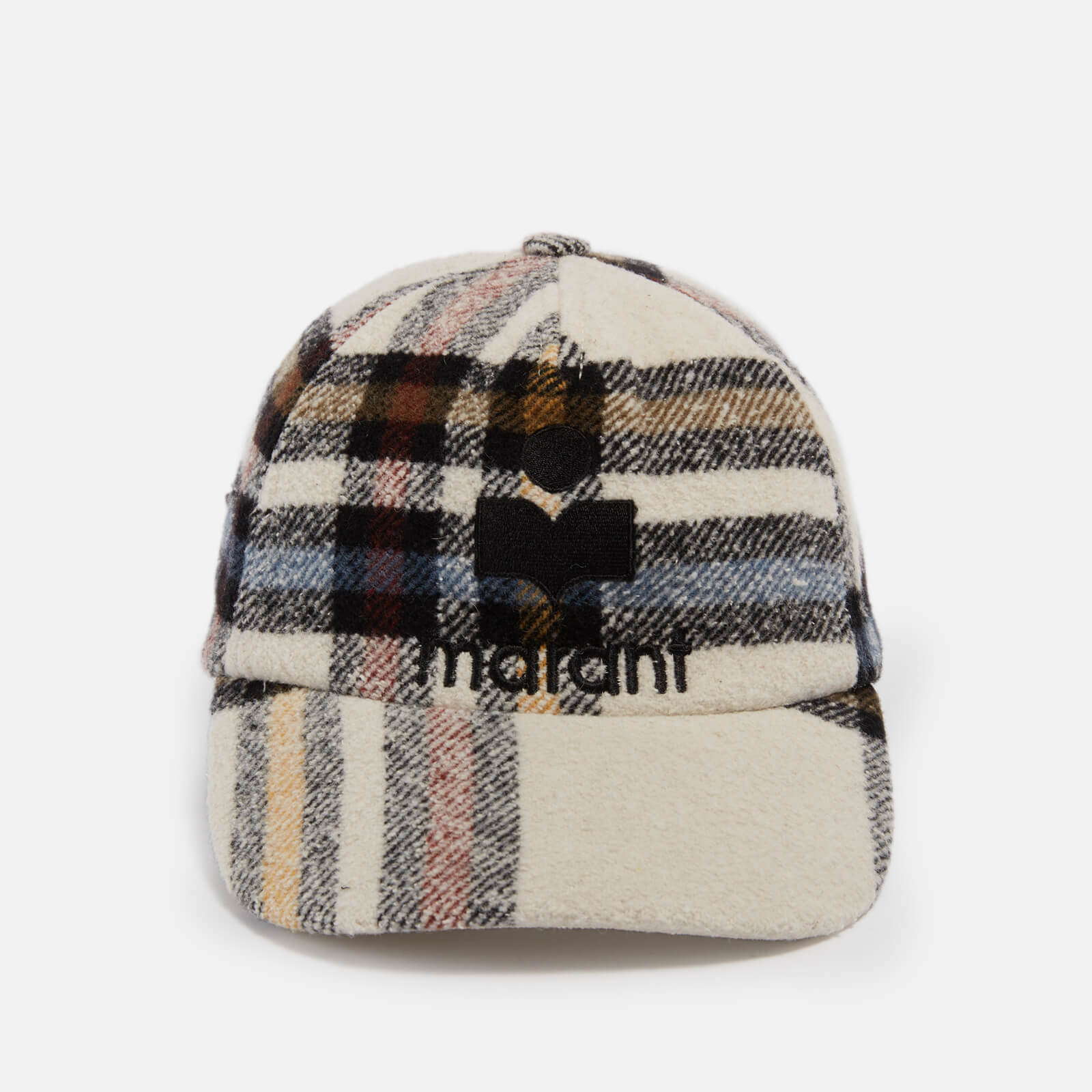 Isabel Marant Tyron Checked Brushed Felt Baseball Cap - 57cm