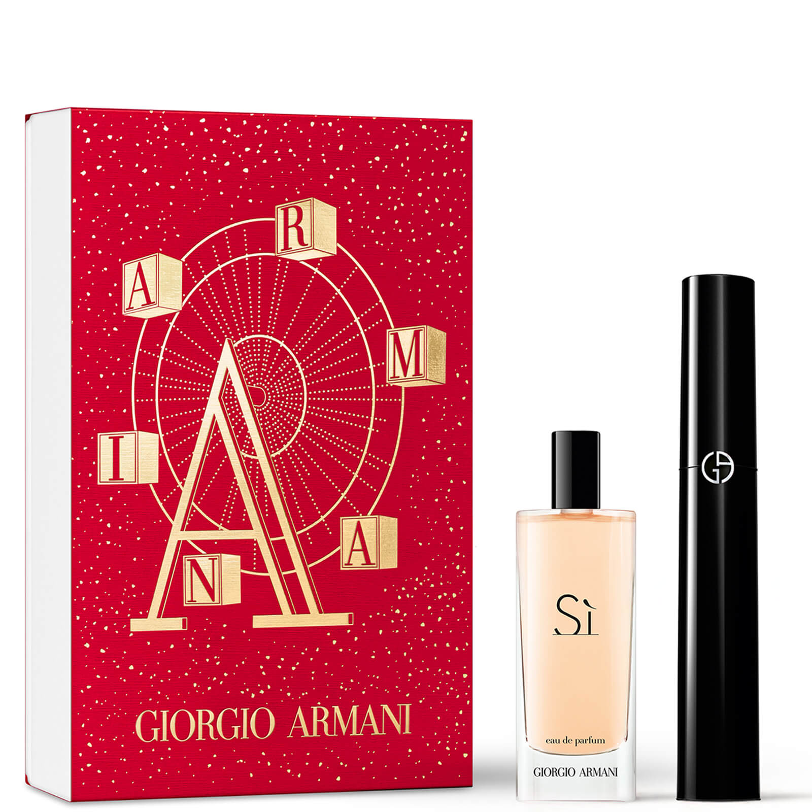 Armani Si Eau De Parfum and Eyes to Kill Mascara Beauty Gift Set for Her