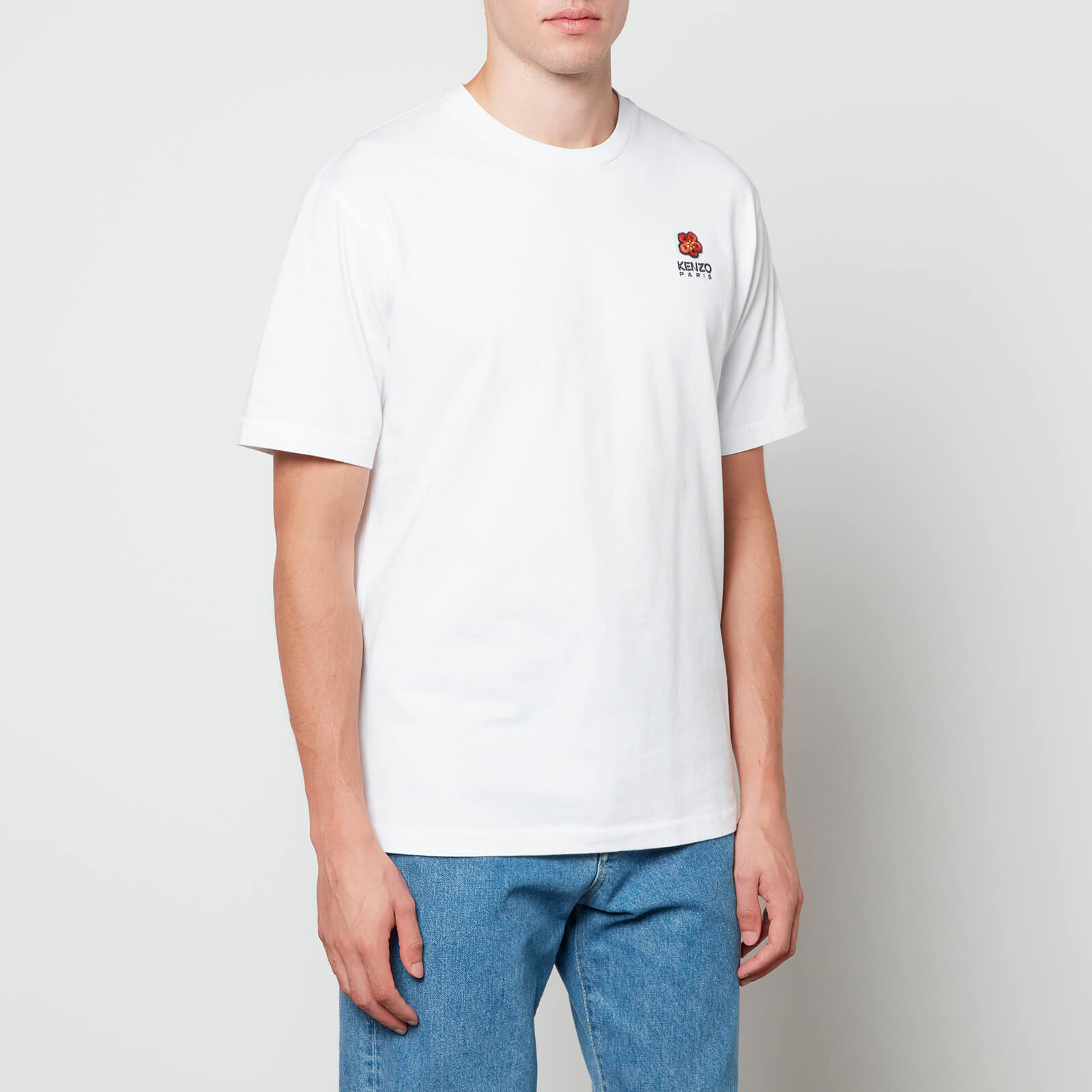KENZO Crest Embroidered Cotton T-Shirt - XL