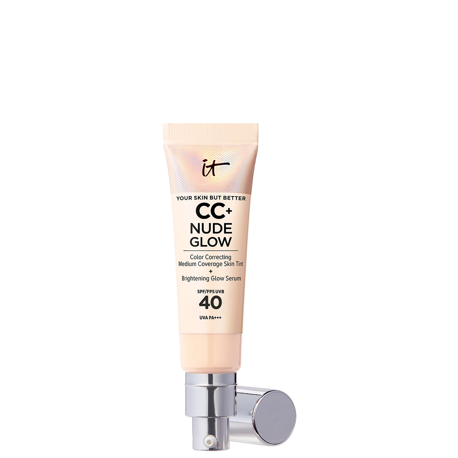 IT Cosmetics CC+ and Nude Glow Lightweight Foundation and Glow Serum with SPF40 32ml (Various Shades) - Fair Light