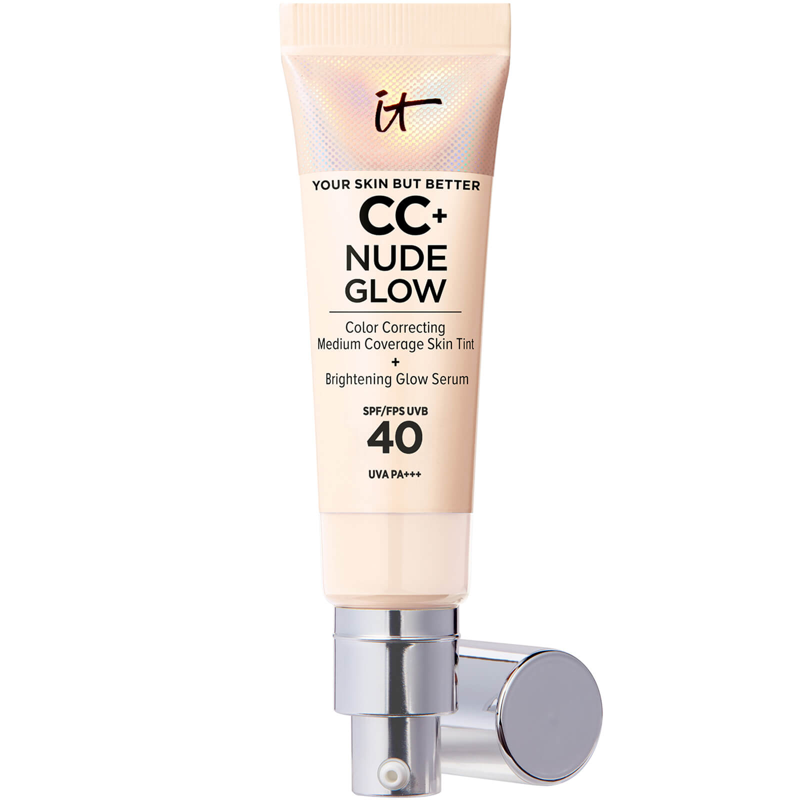 IT Cosmetics CC+ and Nude Glow Lightweight Foundation and Glow Serum with SPF40 32ml (Various Shades