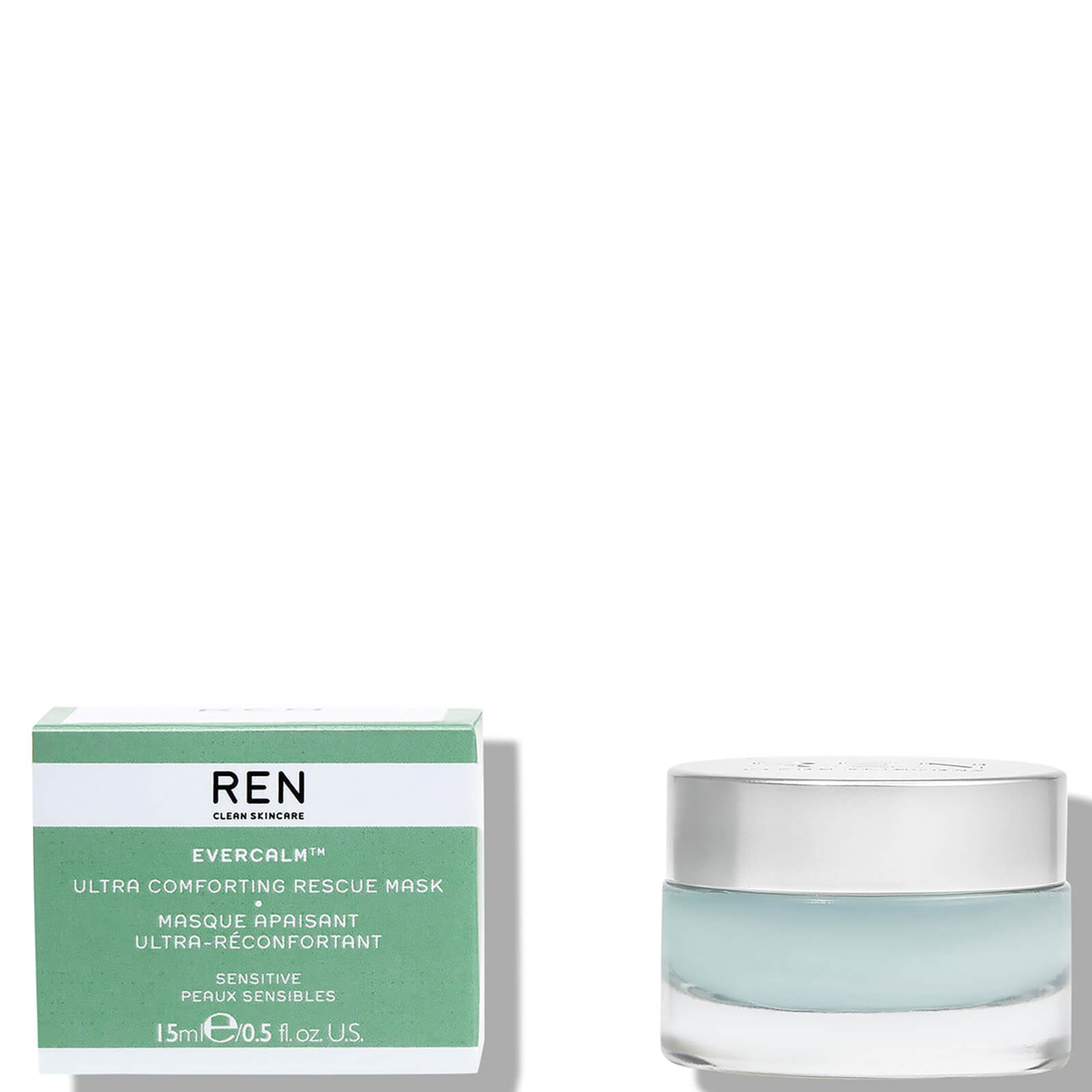 Image of REN Clean Skincare Evercalm Ultra Comforting Rescue Mask 15ml
