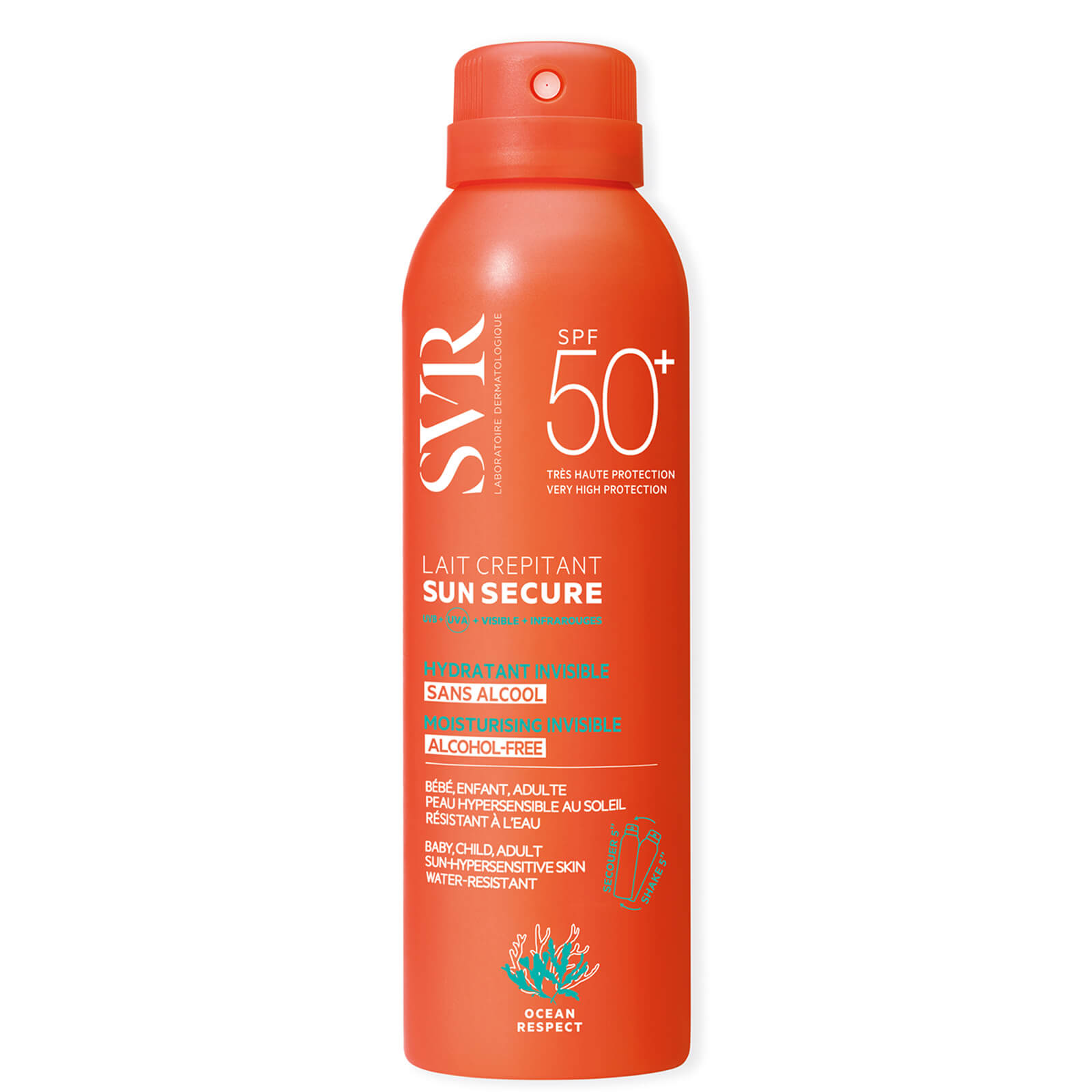 Photos - Sun Skin Care SVR Sun Secure Crackling Milk SPF50+ 200ml 1029K16