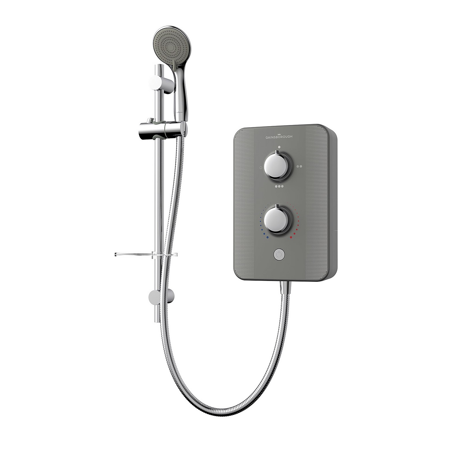 Photo of Gainsborough Slim Duo 9.5kw Electric Shower - Titanium Grey
