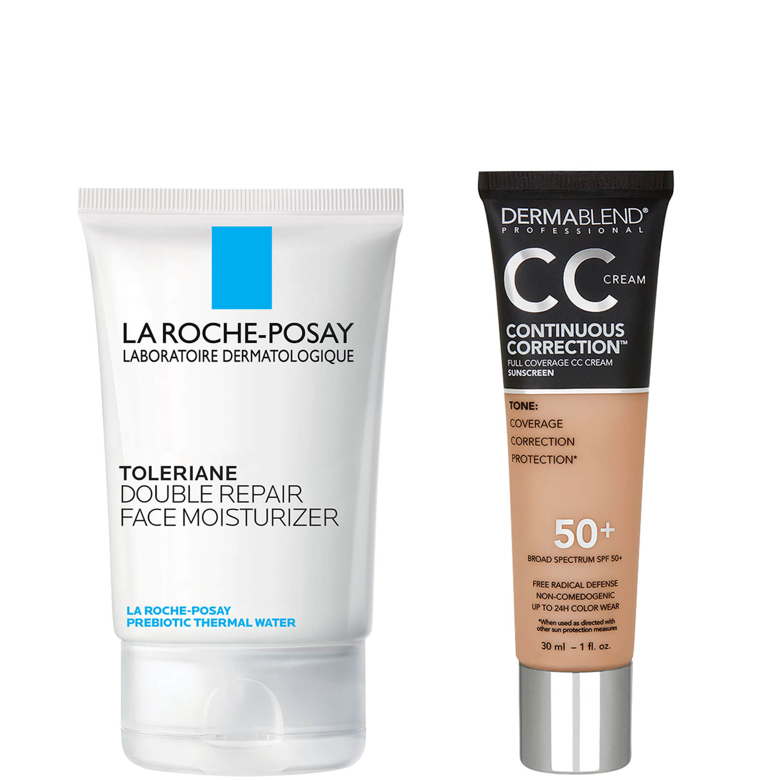 LA ROCHE-POSAY HYDRATE AND PERFECT WITH DERMABLEND AND LA ROCHE-POSAY BUNDLE ($59.99 VALUE) (VARIOUS SHADES)