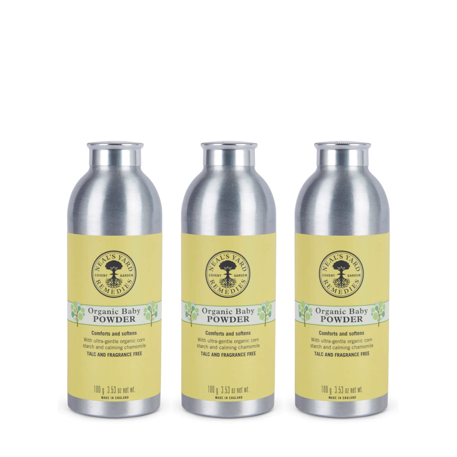 Organic Baby Powder Trio