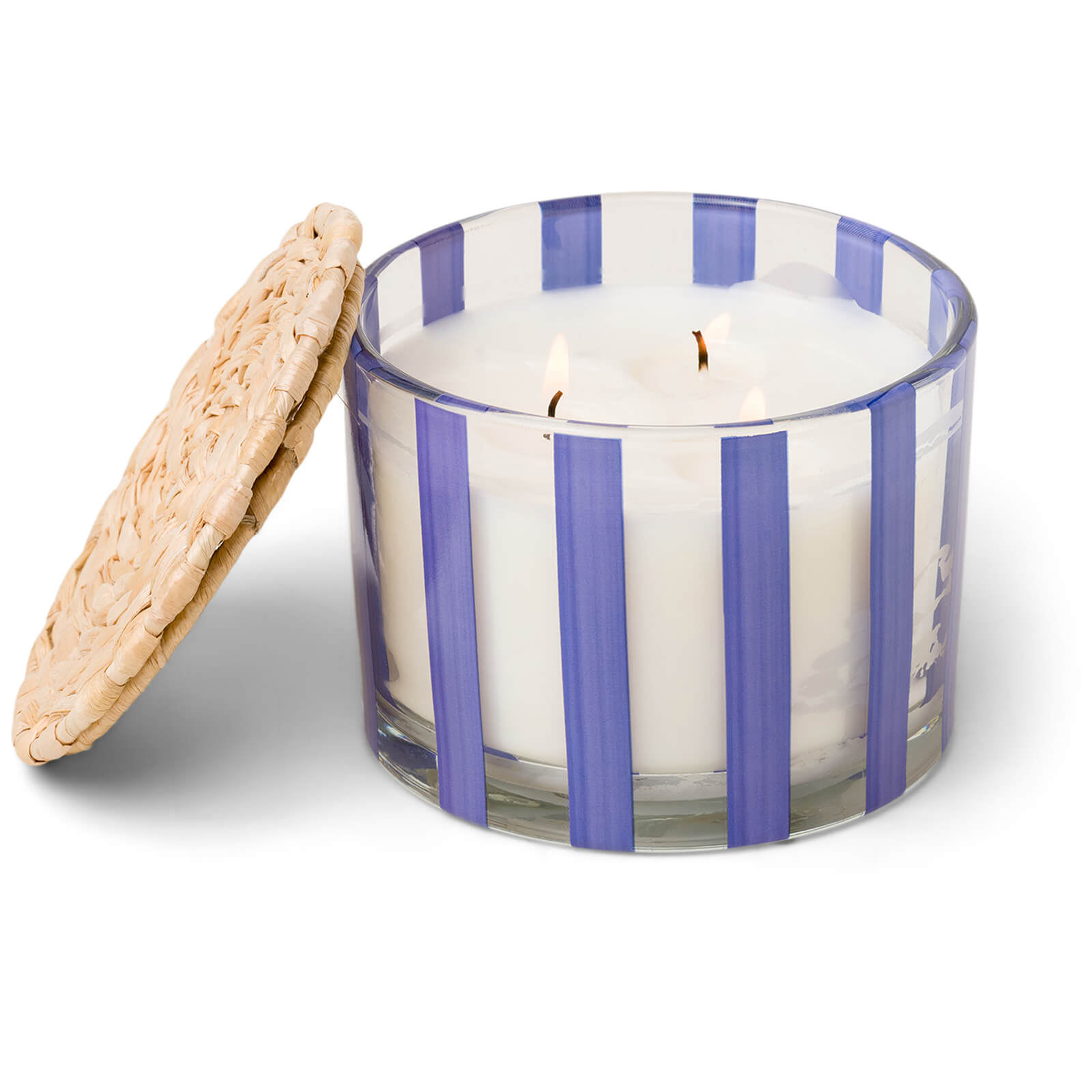 Paddywax Rosemary & Sea Salt Striped Candle