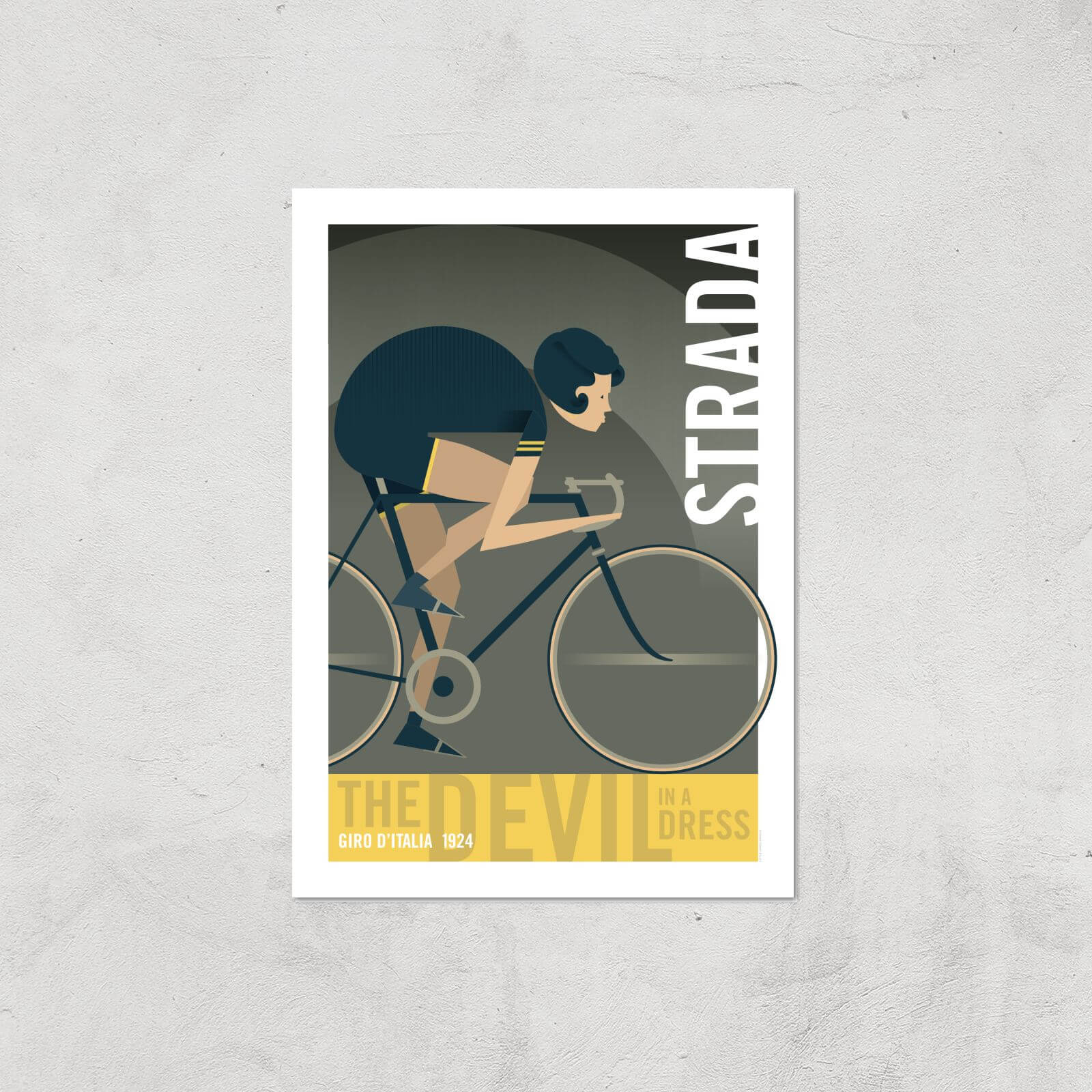 Little James Arnold Alfonsina Strada Giclee Art Print - A4 - Print Only
