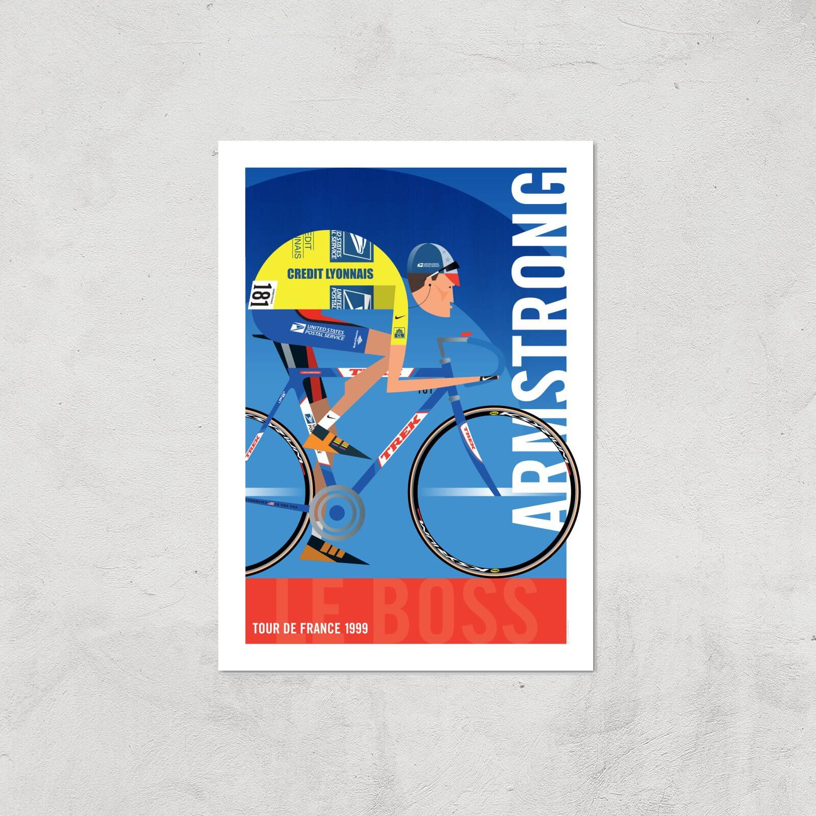 Little James Arnold Armstrong Giclee Art Print - A4 - Print Only