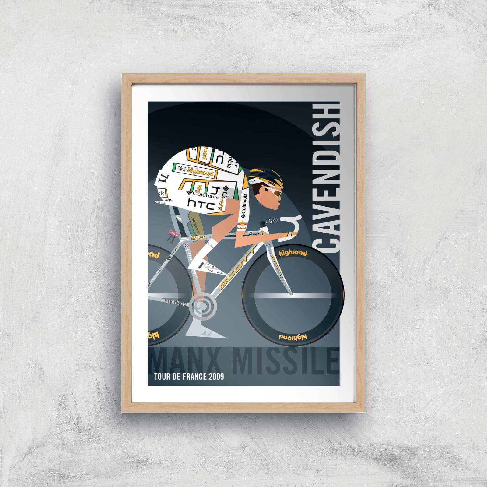 Little James Arnold Cavendish Giclee Art Print - A4 - Wooden Frame