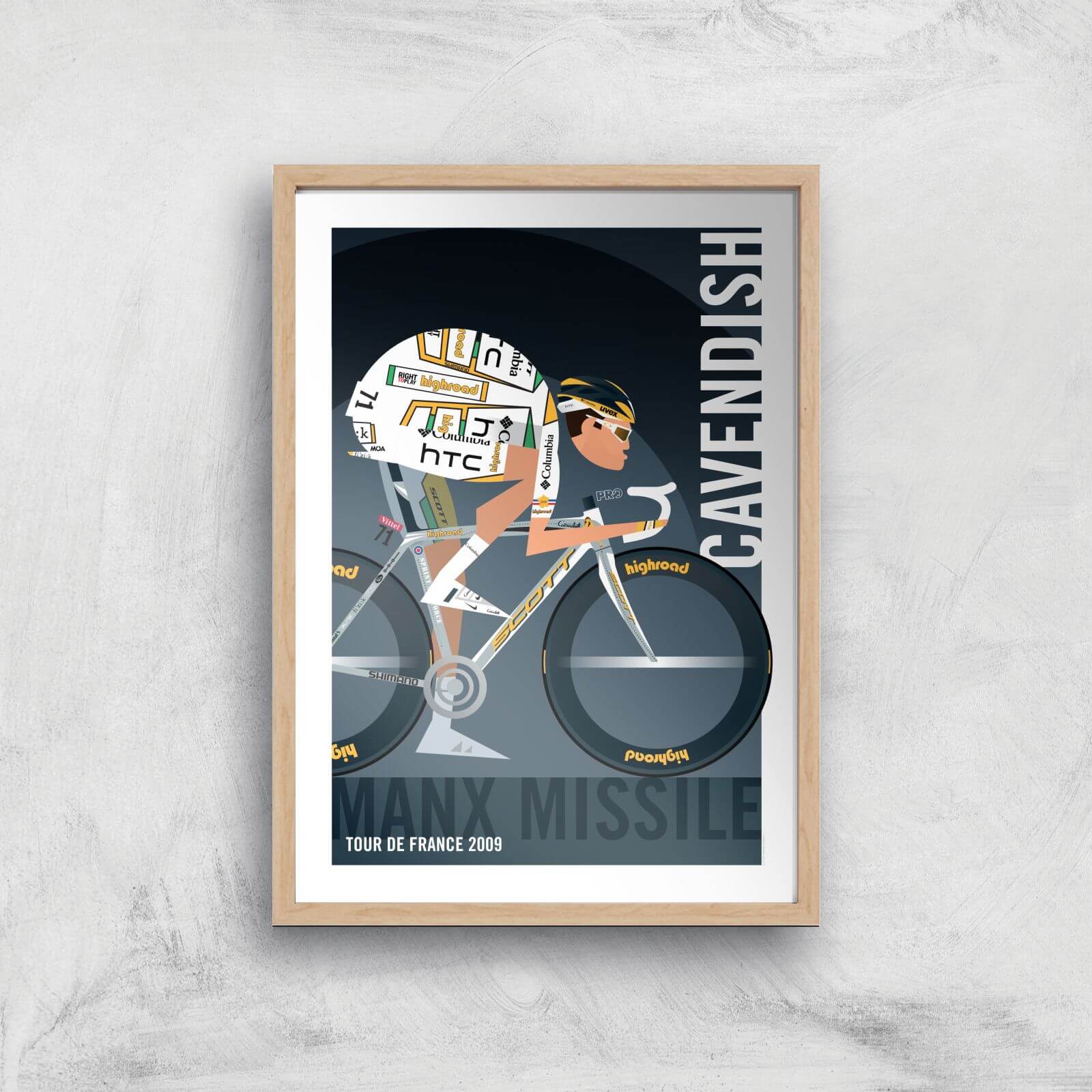 Little James Arnold Cavendish Giclee Art Print - A3 - Wooden Frame