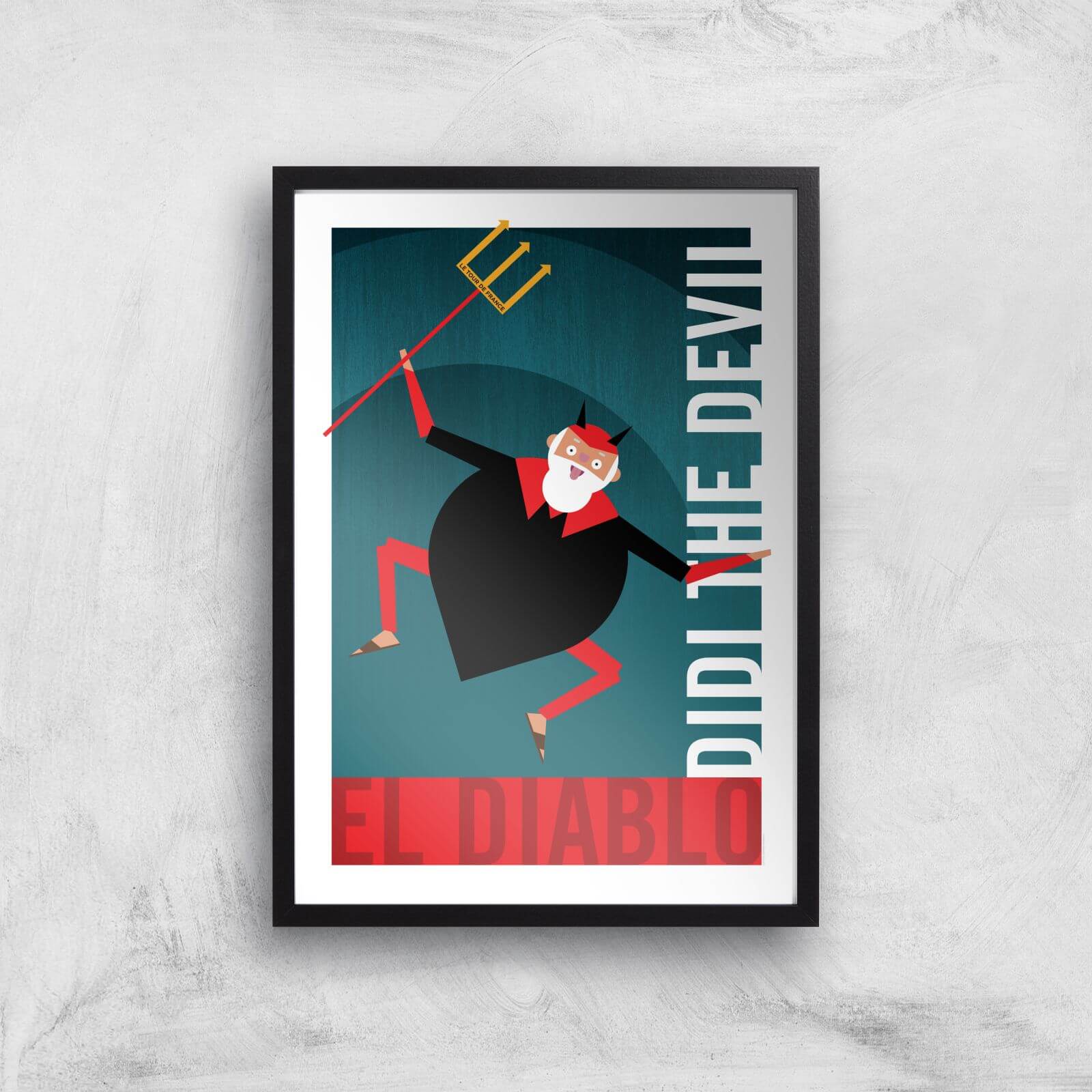 Little James Arnold Didi The Devil Giclee Art Print - A4 - Black Frame