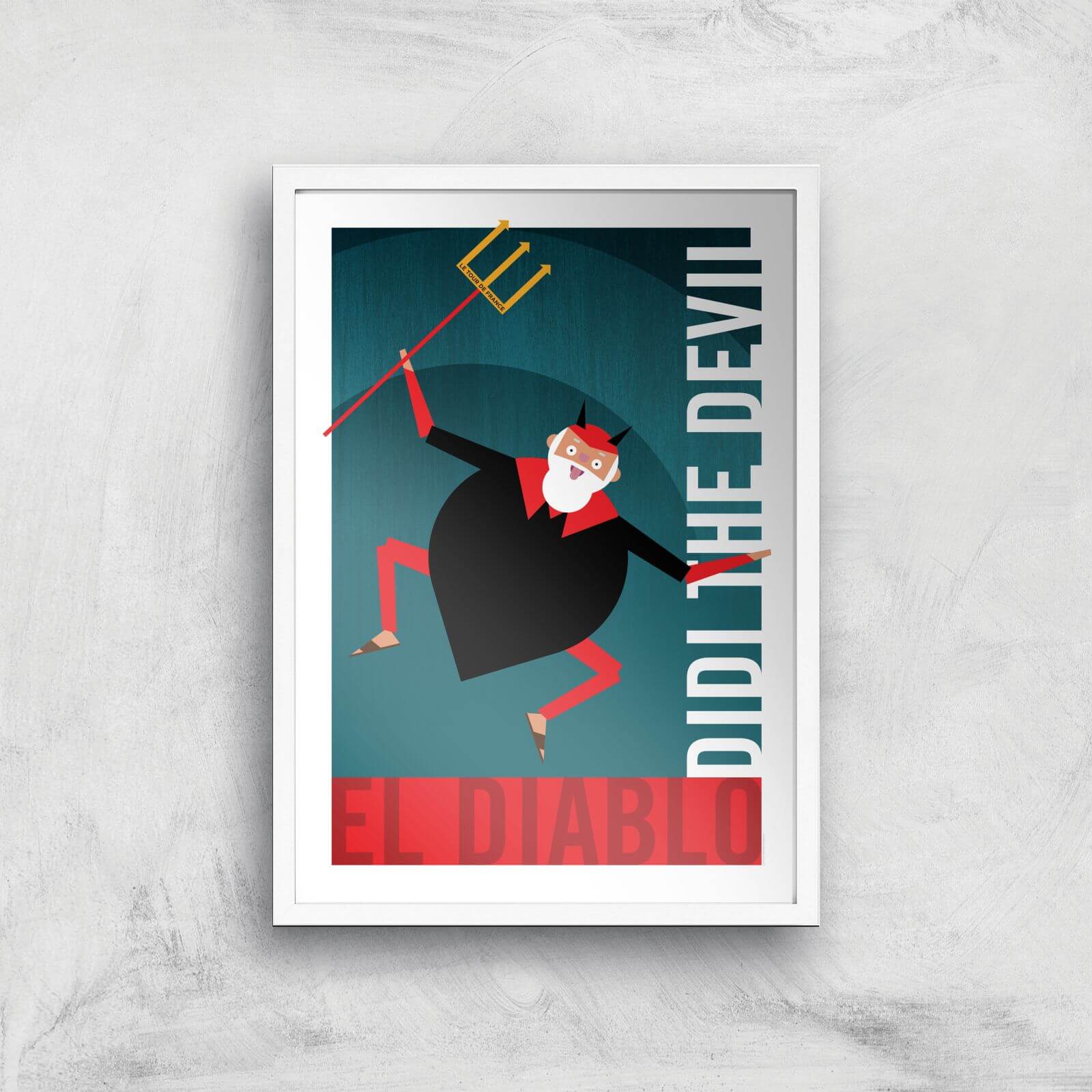 Little James Arnold Didi The Devil Giclee Art Print - A3 - White Frame