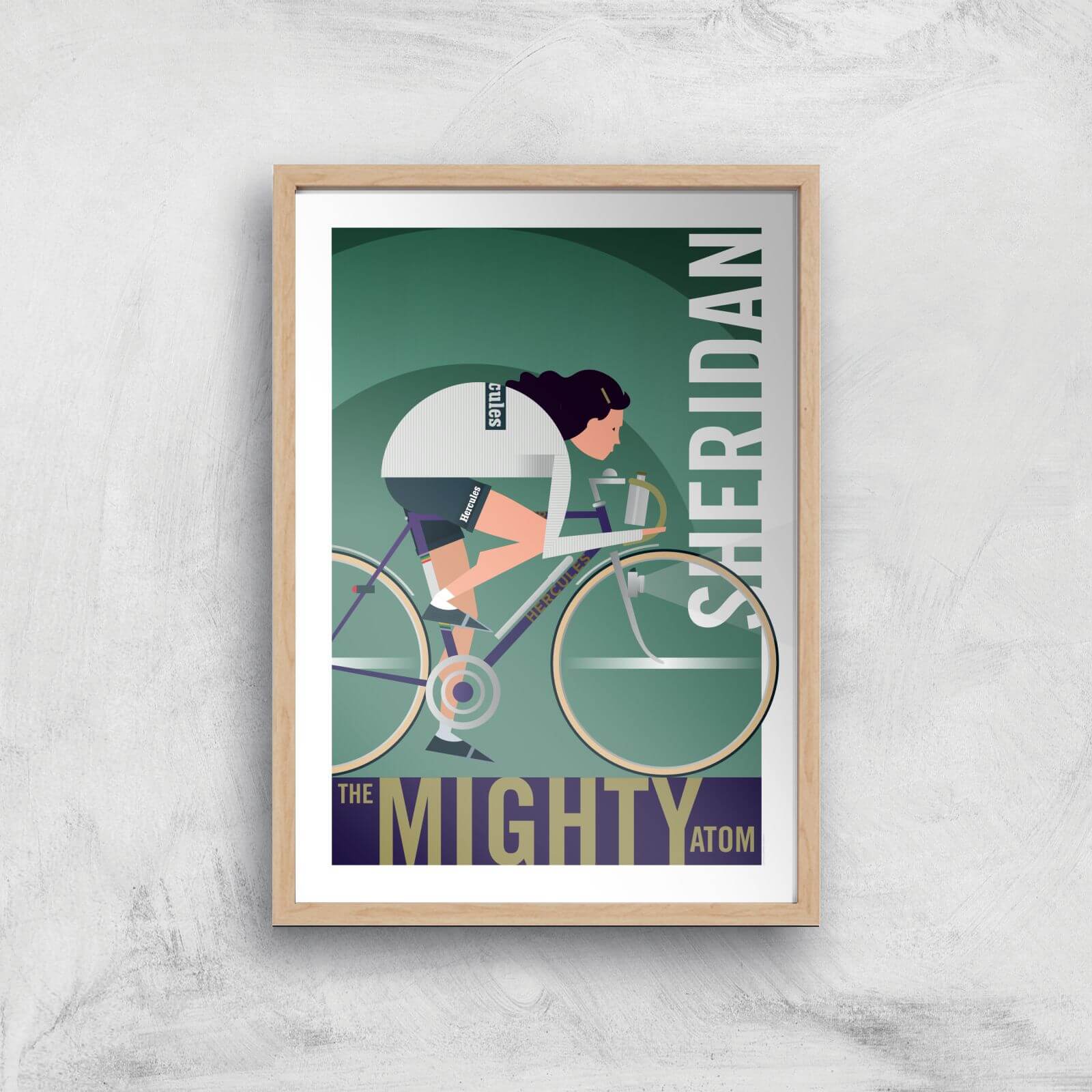 Little James Arnold Eileen Sheridan Giclee Art Print - A3 - Wooden Frame