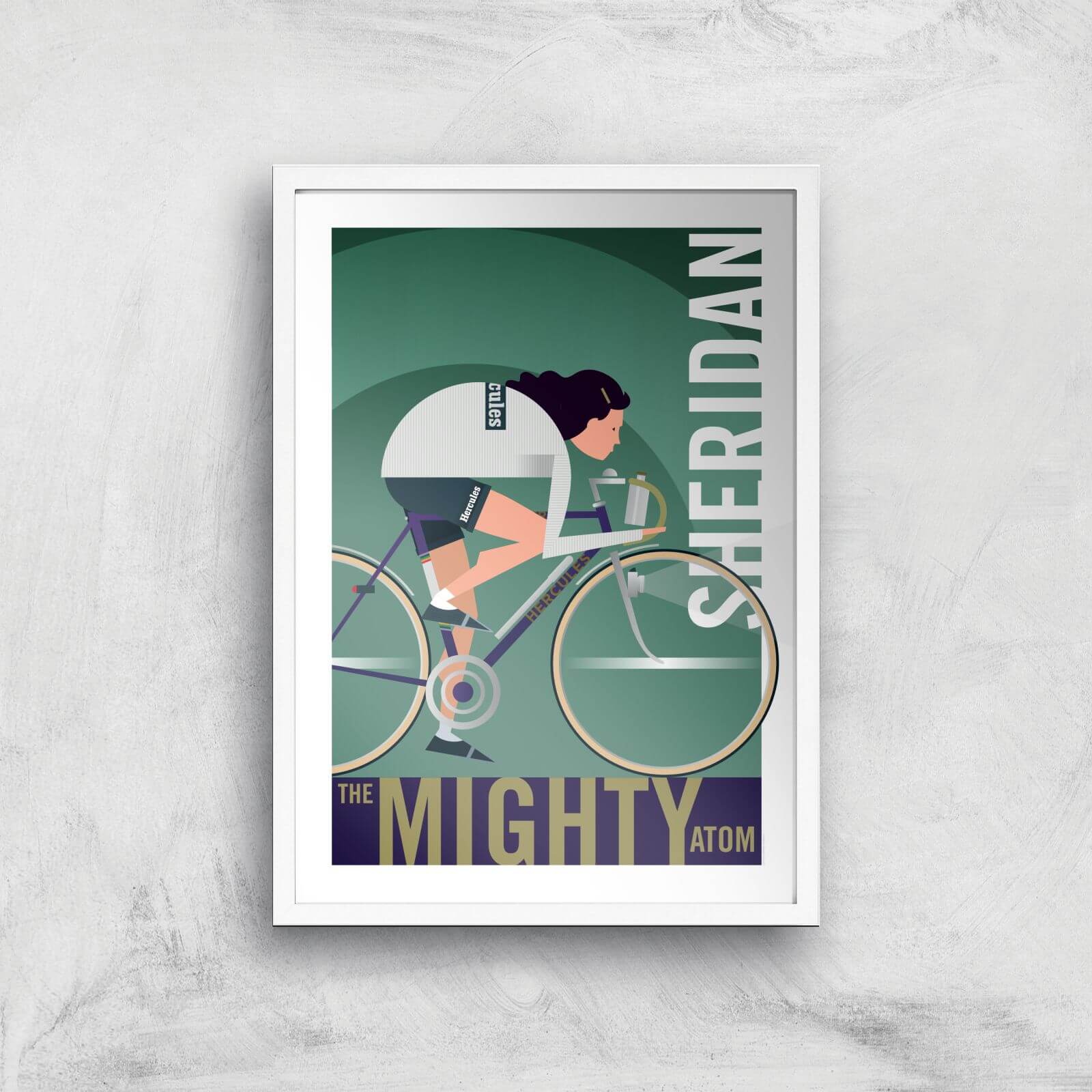 Little James Arnold Eileen Sheridan Giclee Art Print - A3 - White Frame