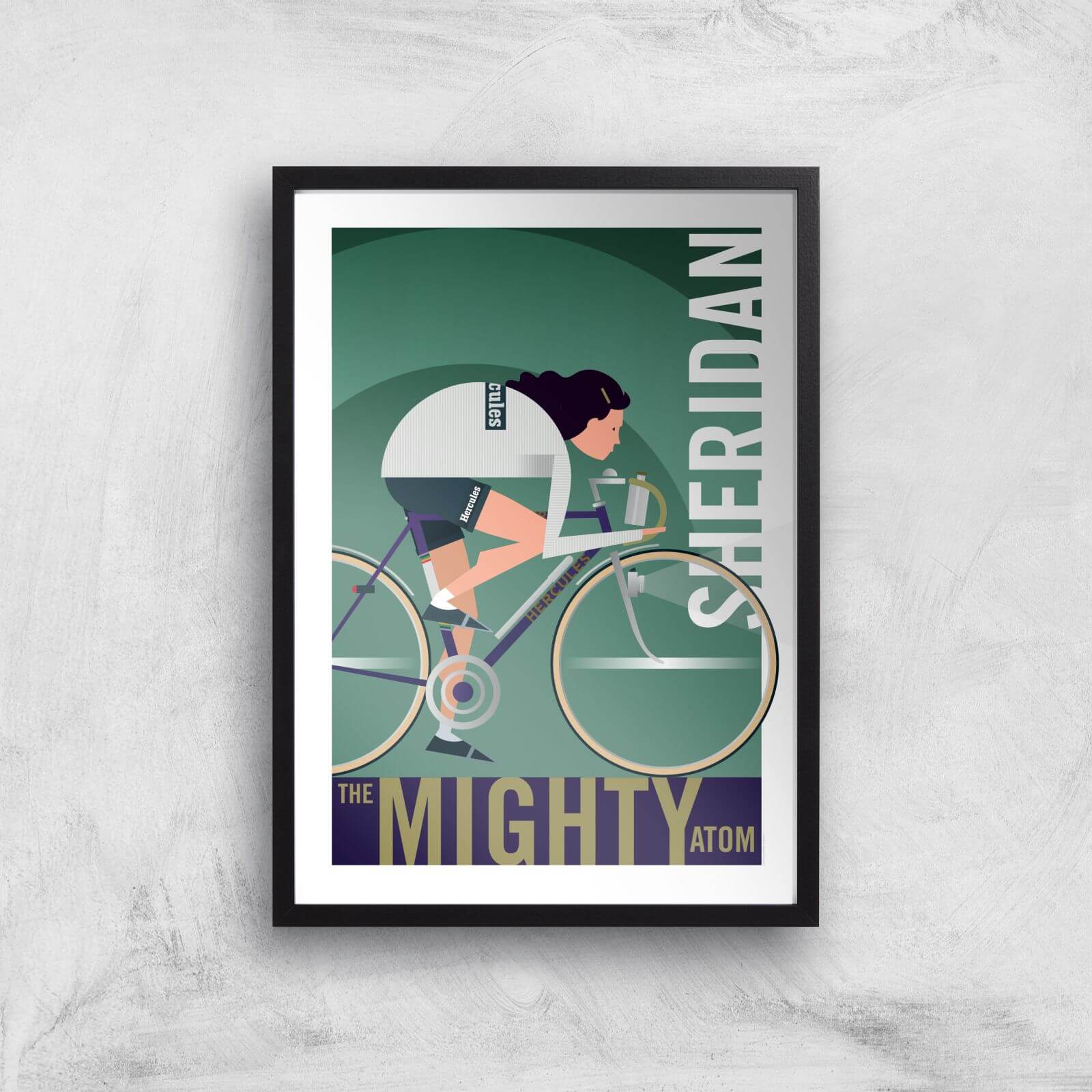 Little James Arnold Eileen Sheridan Giclee Art Print - A3 - Black Frame