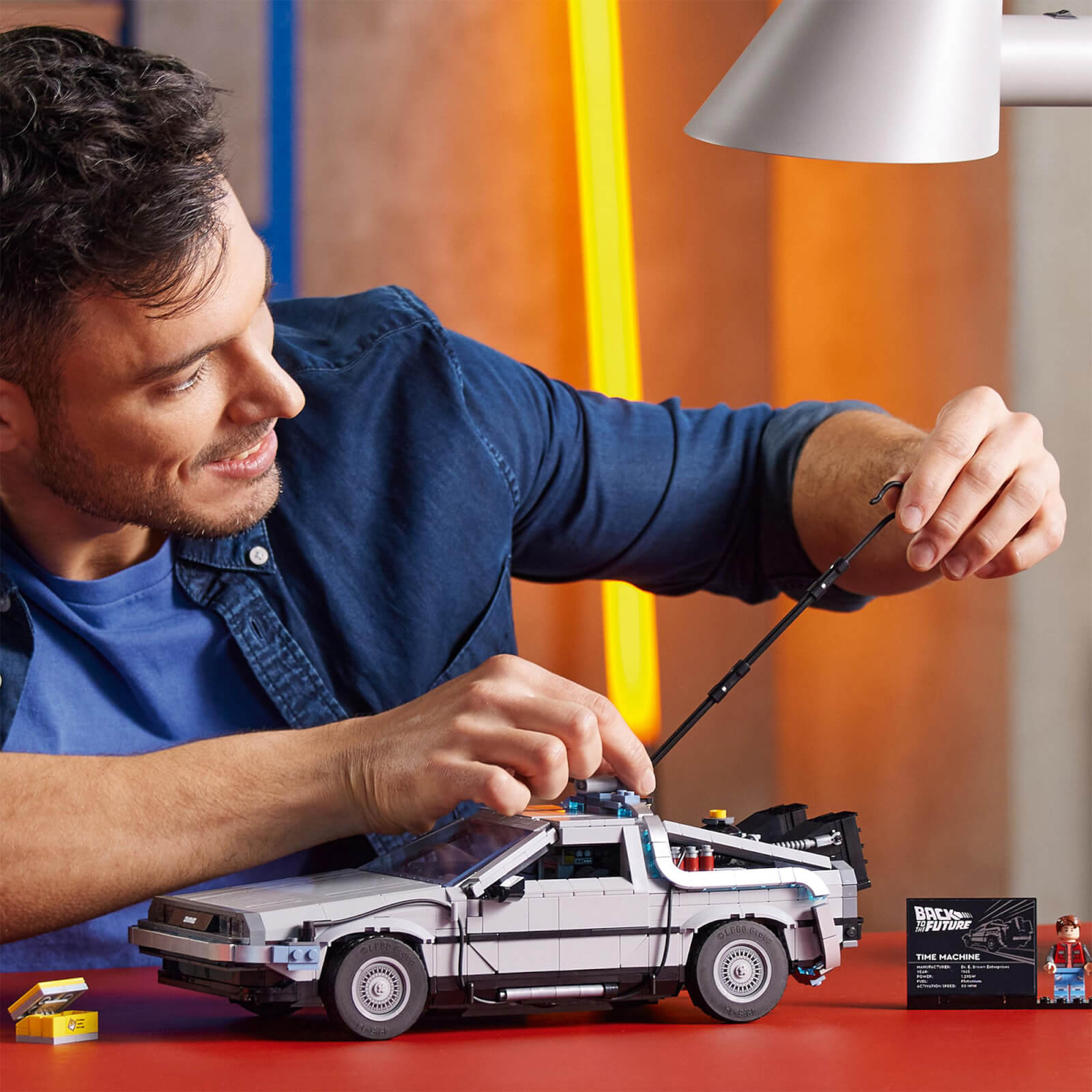 LEGO Icons Back to the Future Time Machine Car Set (10300)