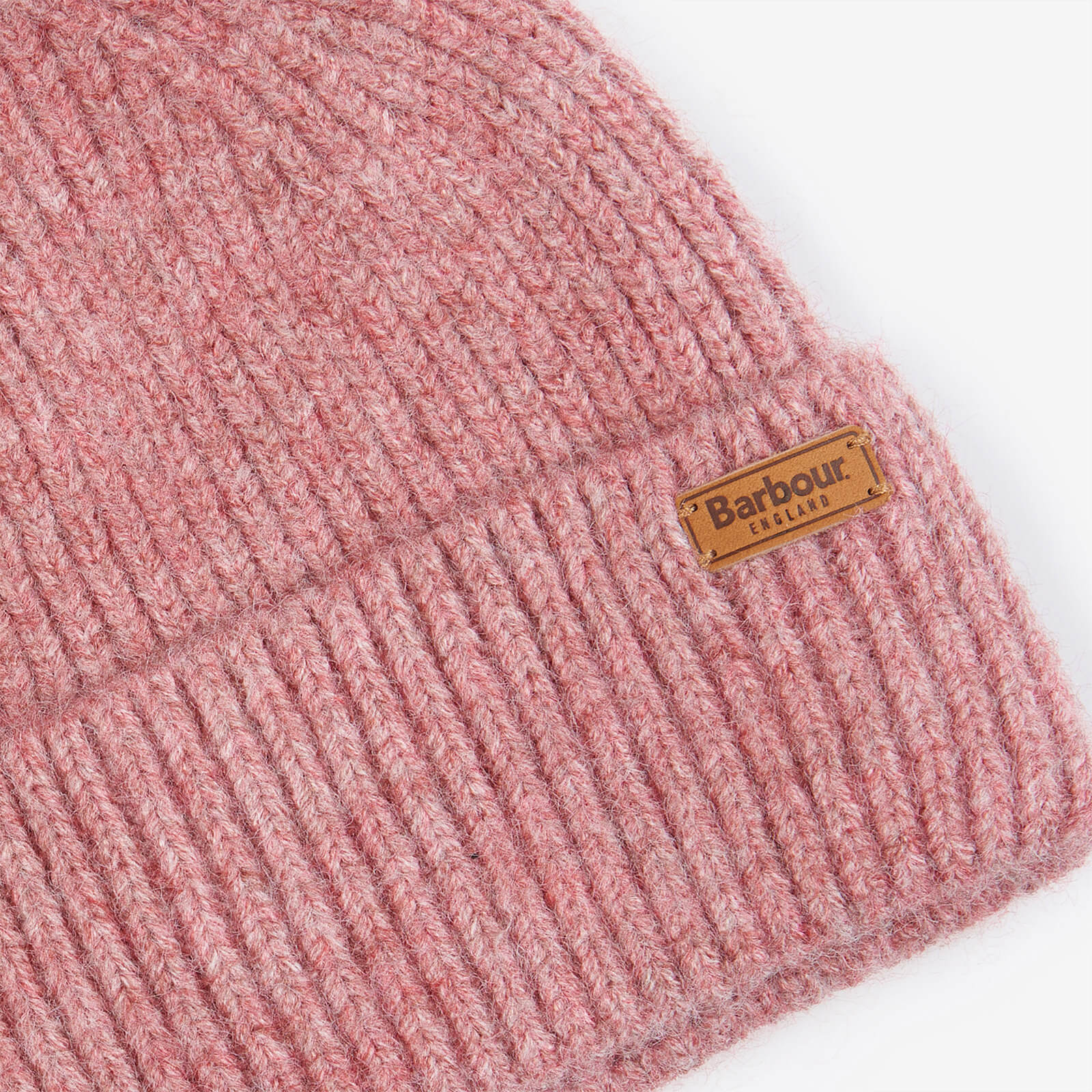 barbour pendle logo-detailed ribbed-knit beanie