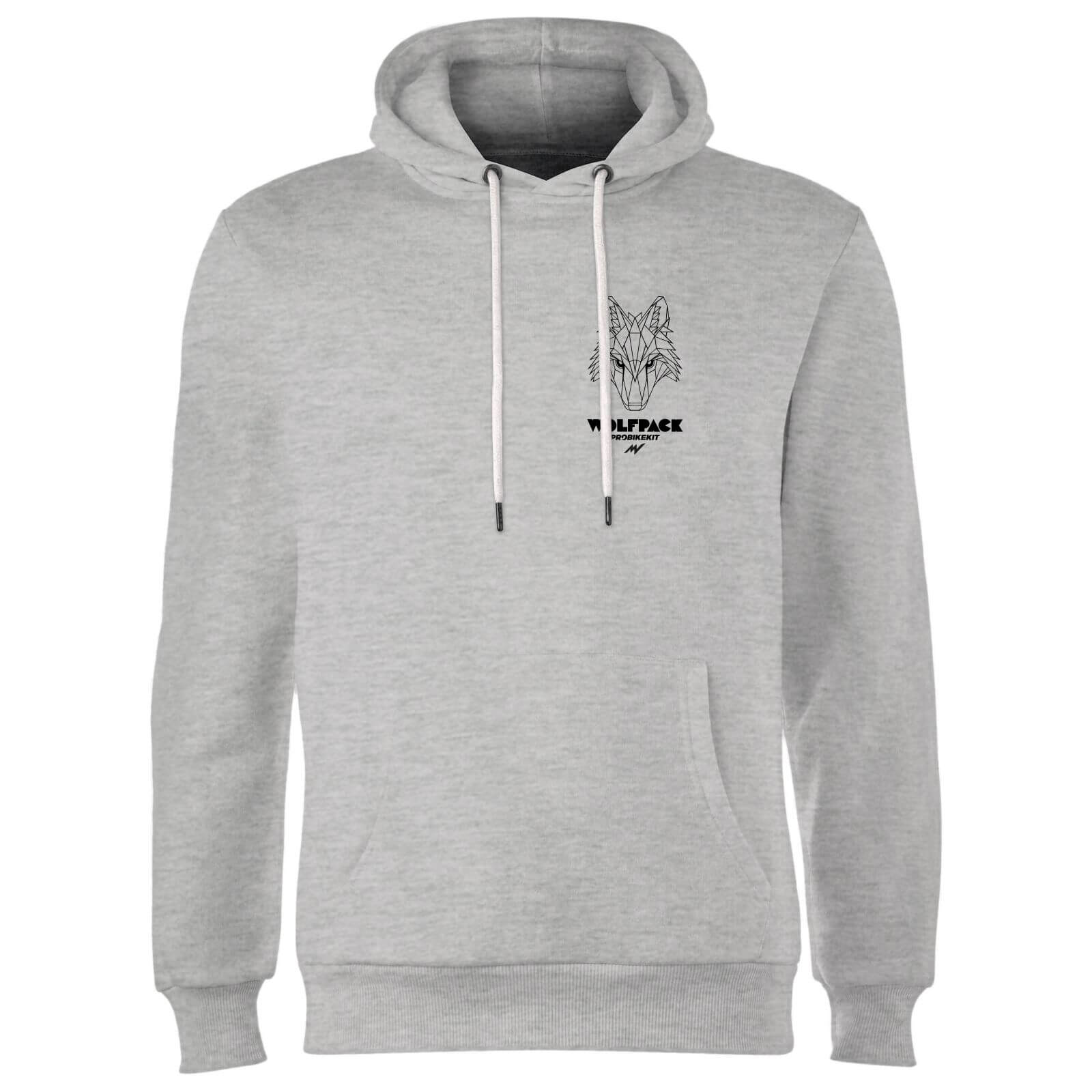 Wolfpack Pocket Hoodie - Grey - S