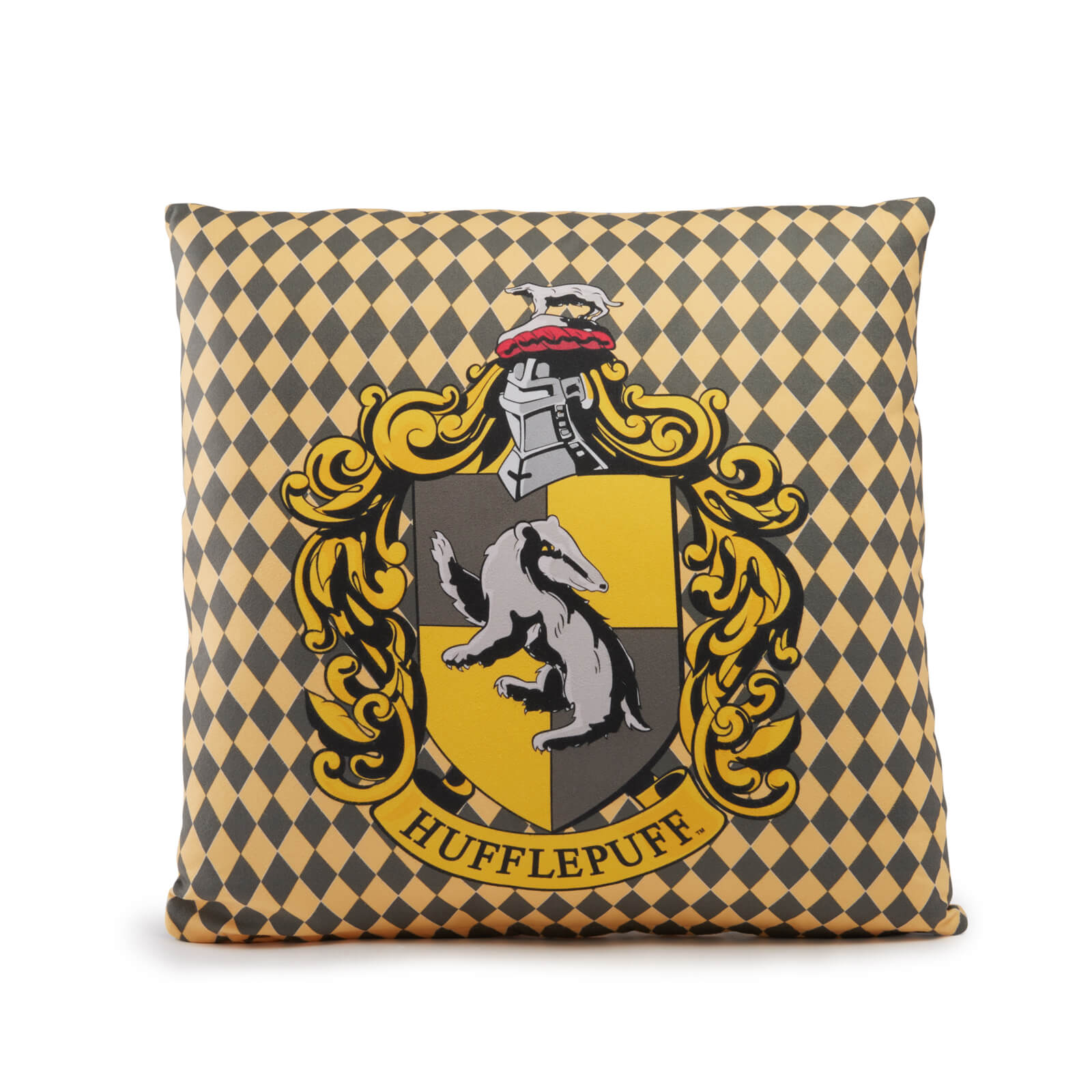 Harry Potter Hufflepuff Square Cushion - 40x40cm - Soft Touch