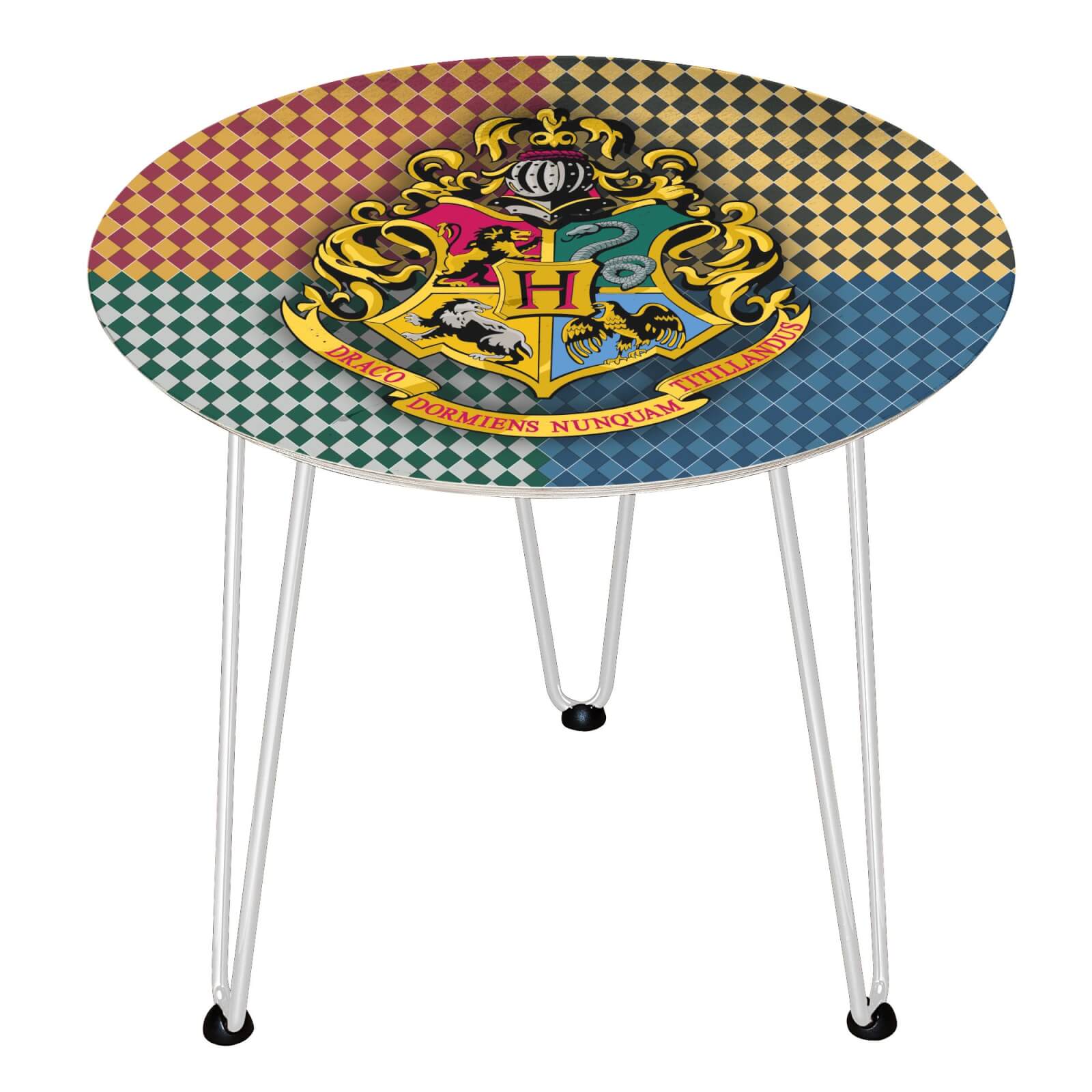 Decorsome x Harry Potter Hogwarts Wooden Side Table - White