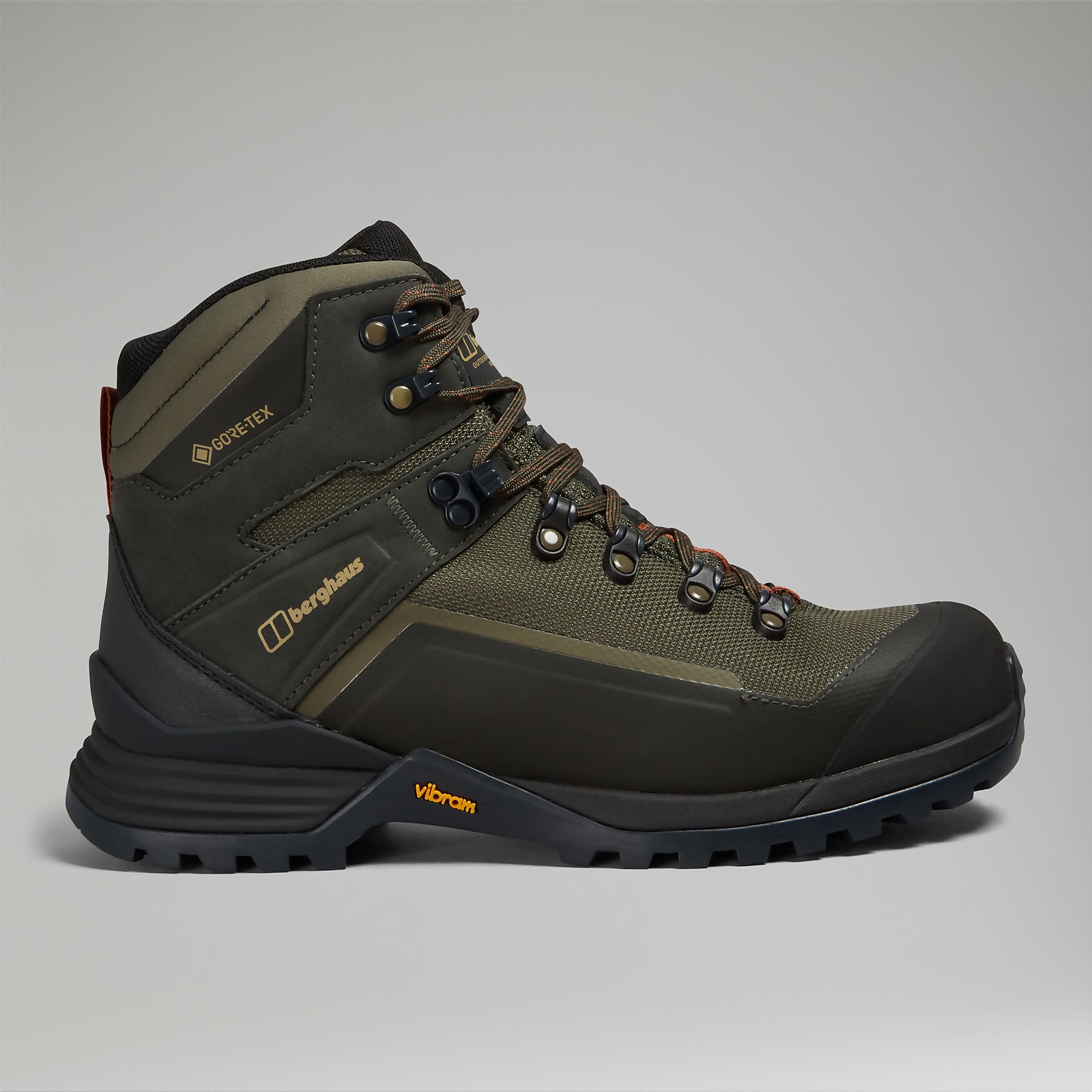 men's storm trek gore-tex boot - brown/dark green