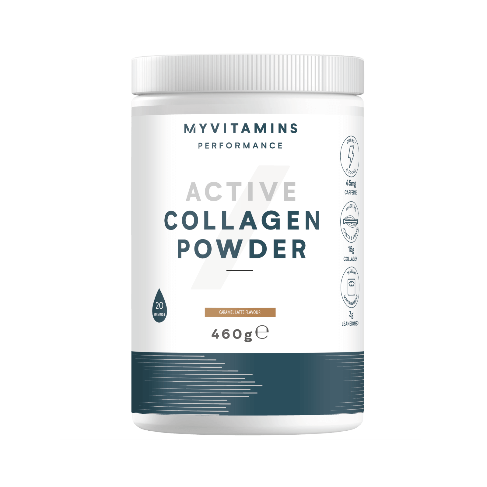 Myvitamins Active Collagen - 20servings - Caramel Latte