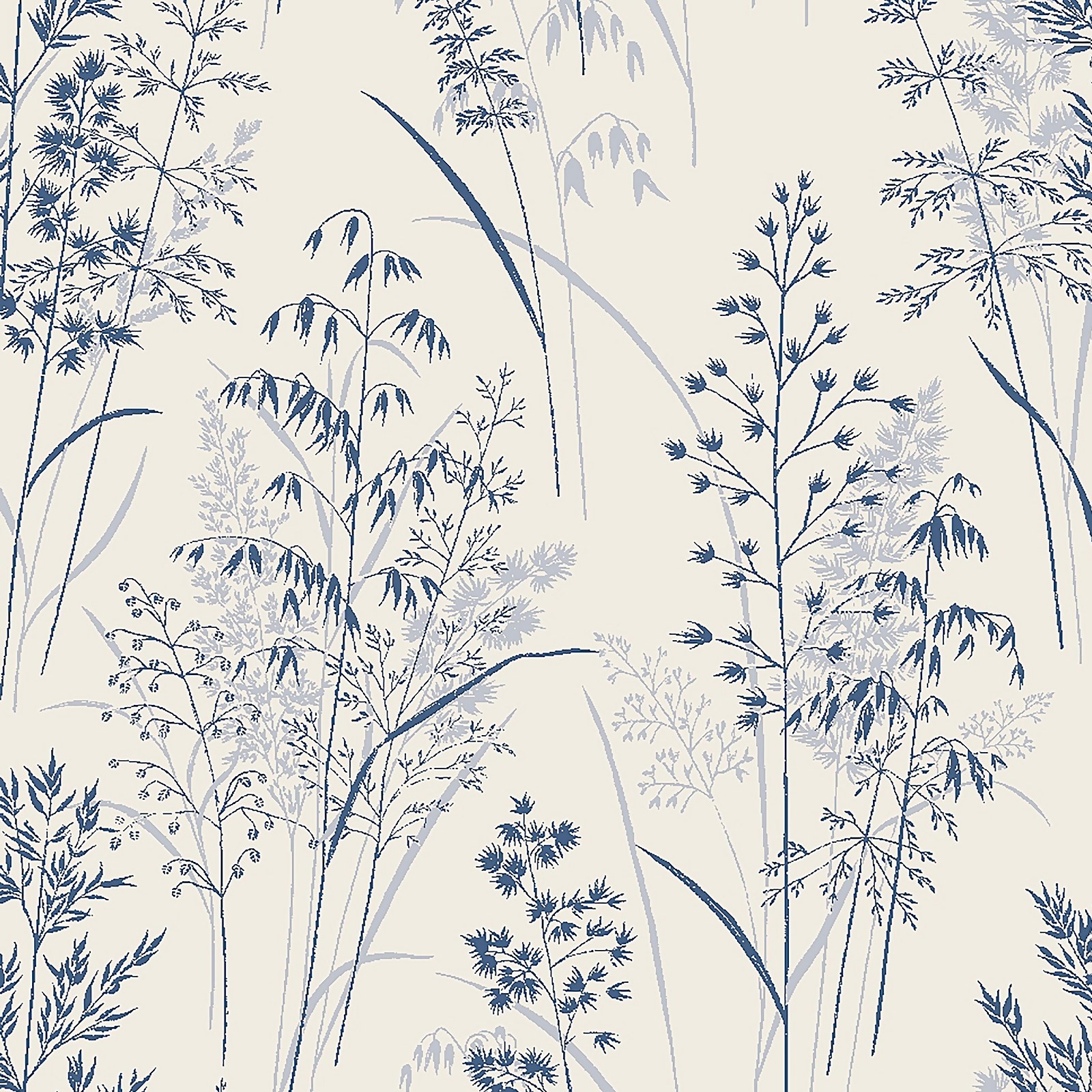Photo of Next Leaf Sprigs Blue Wallpaper